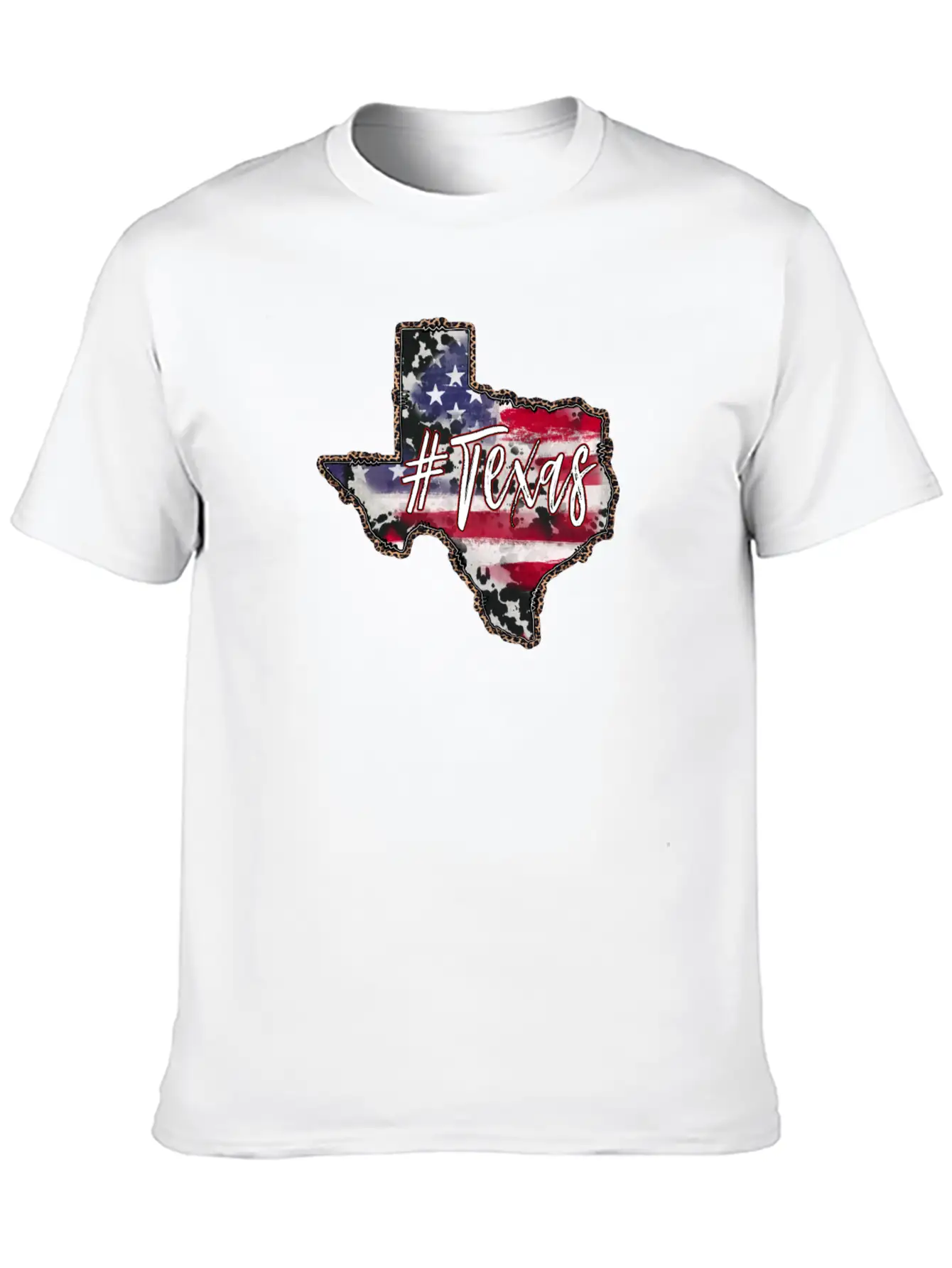 American Flag Texas Unisex Casual T-Shirt – Clean Design For Daily Comfort