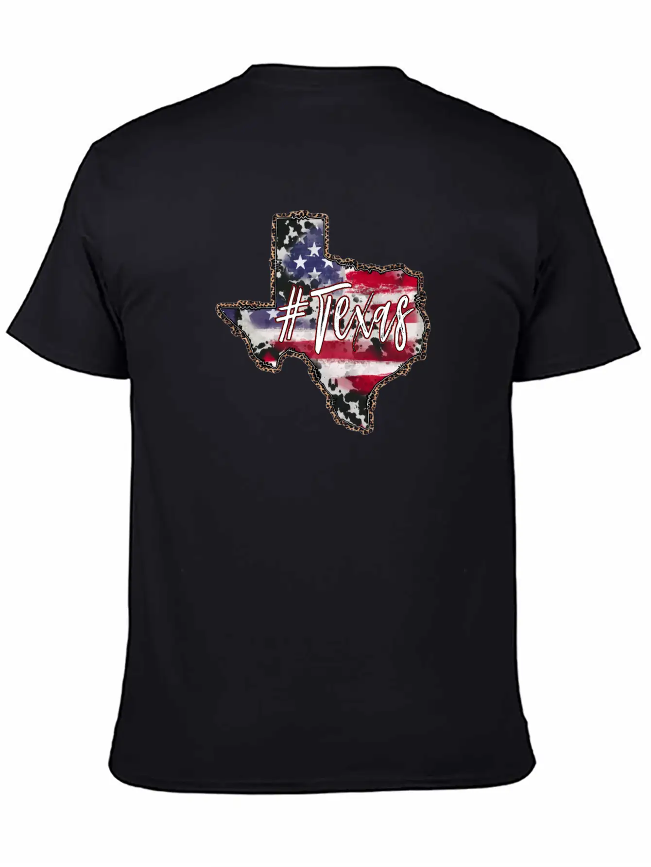 American Flag Texas Unisex Casual T-Shirt – Clean Design For Daily Comfort
