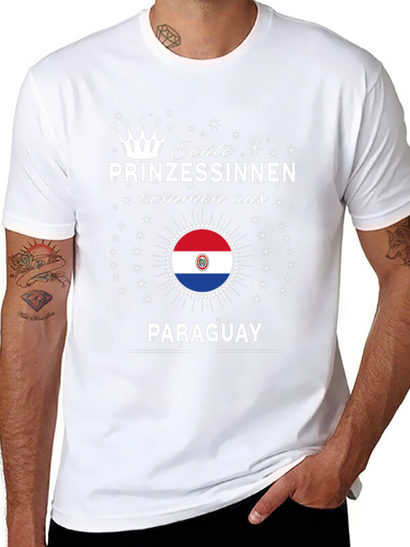 Paraguay Princess T-Shirt - German Text