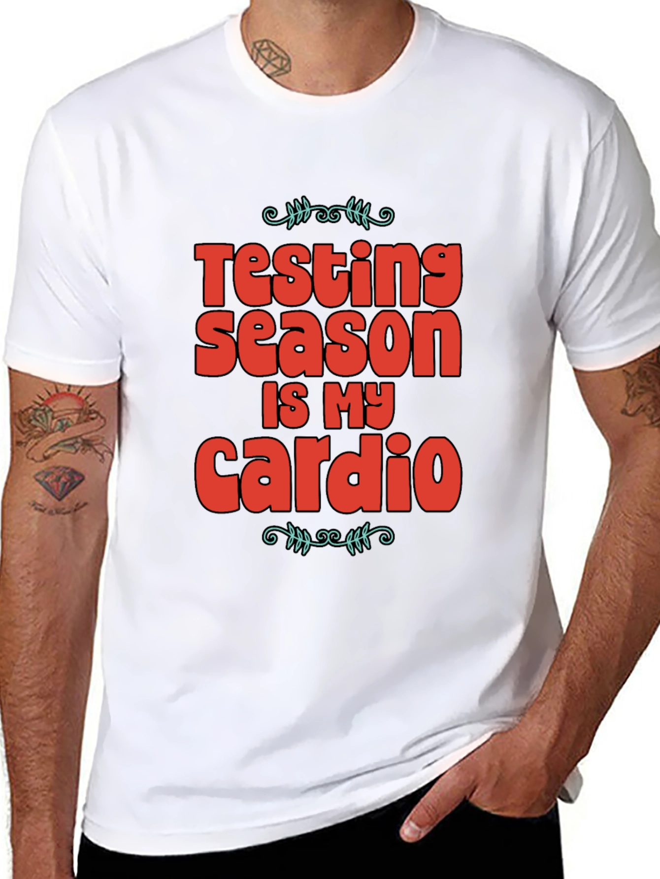 Testing Season is My Cardio Graphic Tee