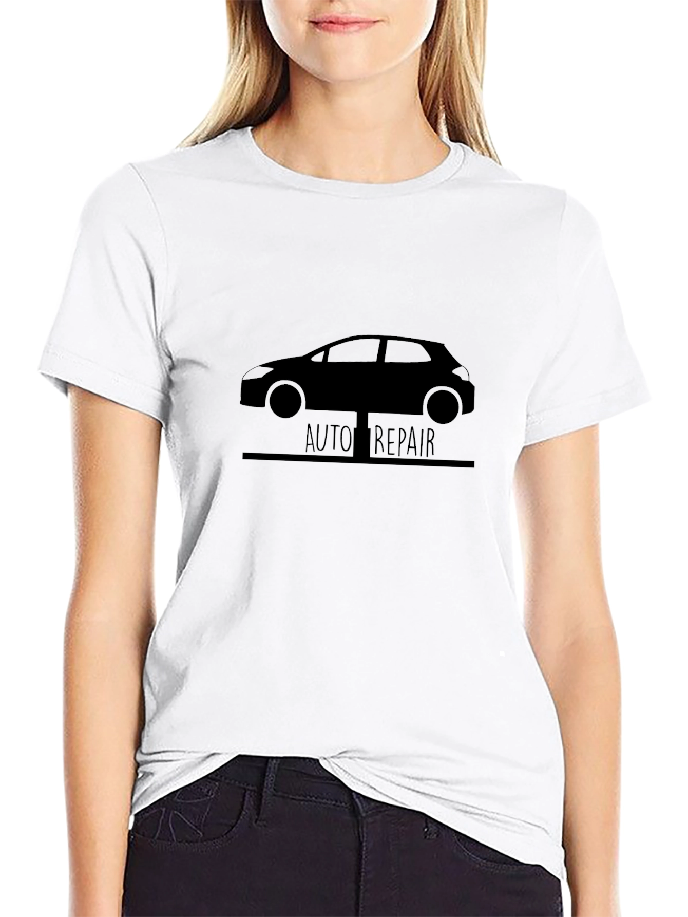 Auto Repair Graphic Tee - Black