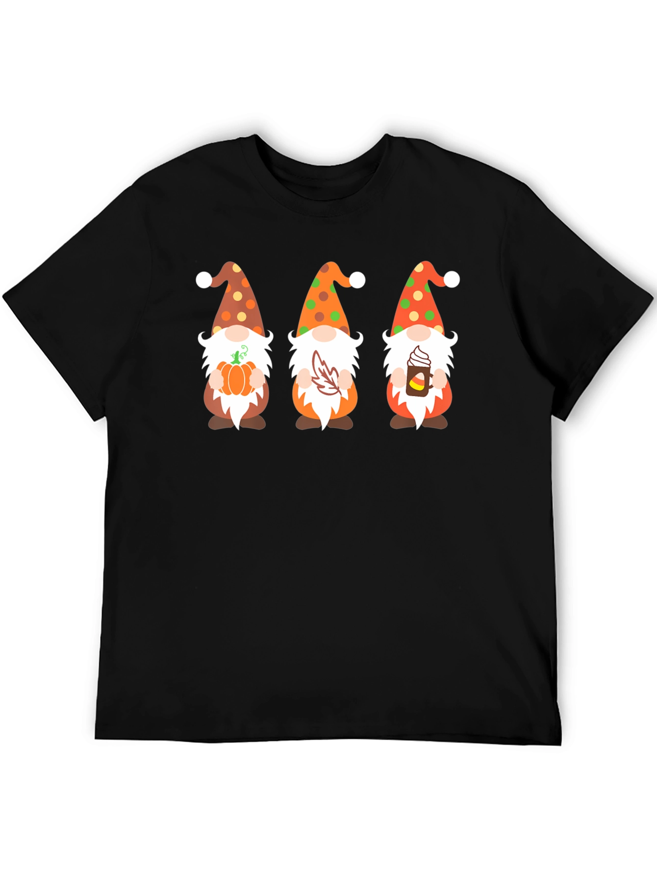 Fall Gnomes T-Shirt - Autumn Harvest Design