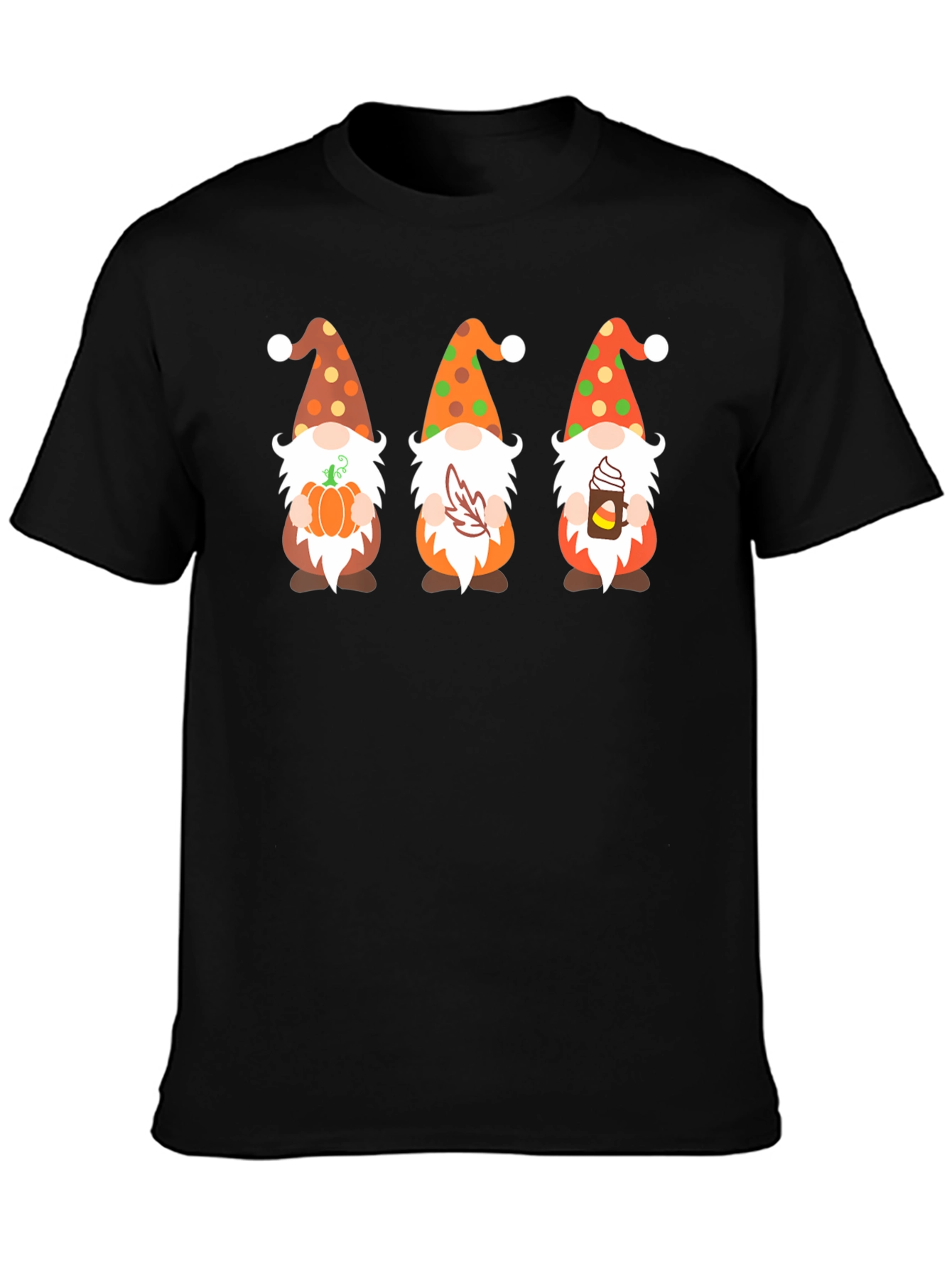 Fall Gnomes T-Shirt - Autumn Harvest Design