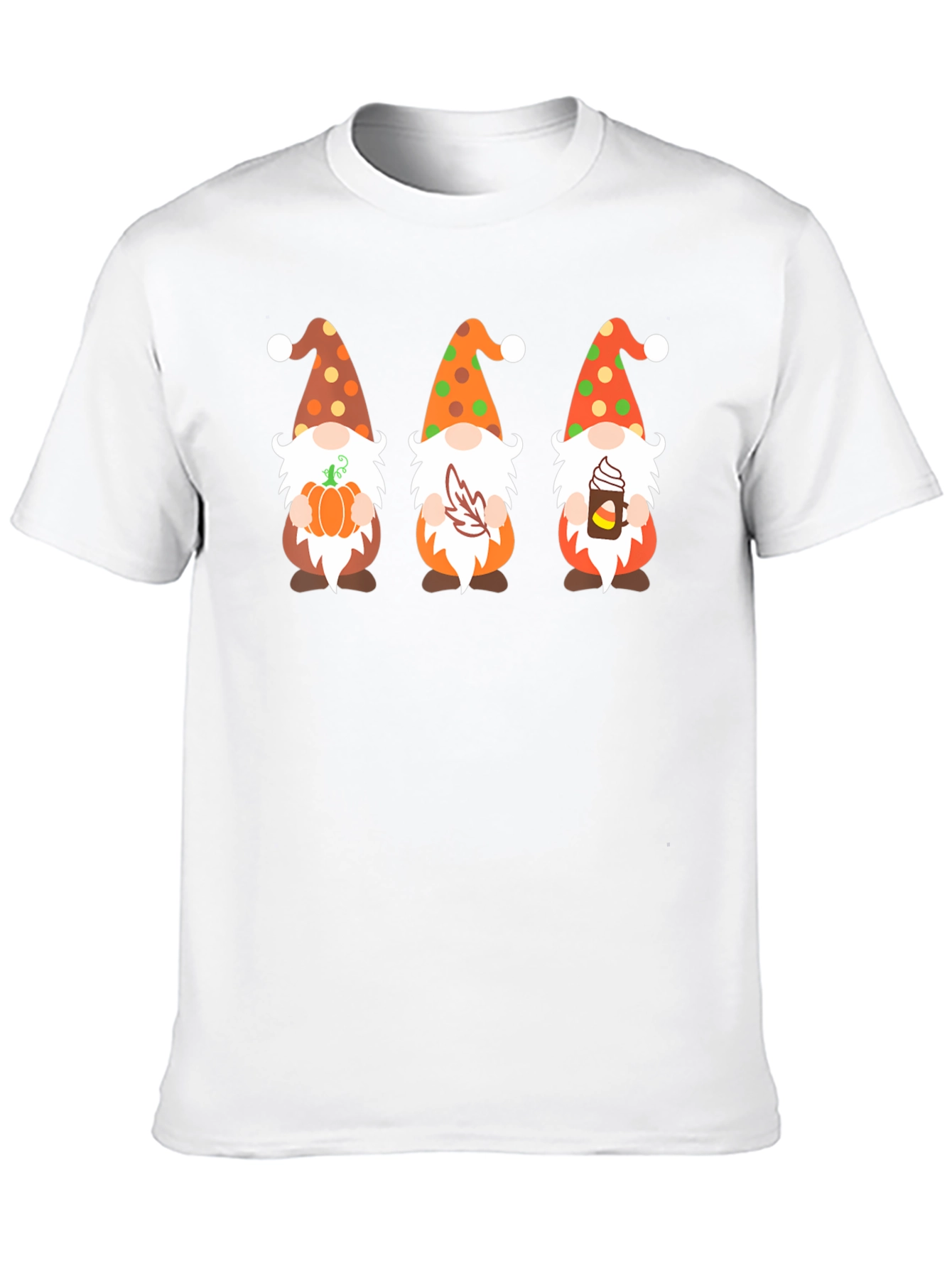 Fall Gnomes T-Shirt - Autumn Harvest Design