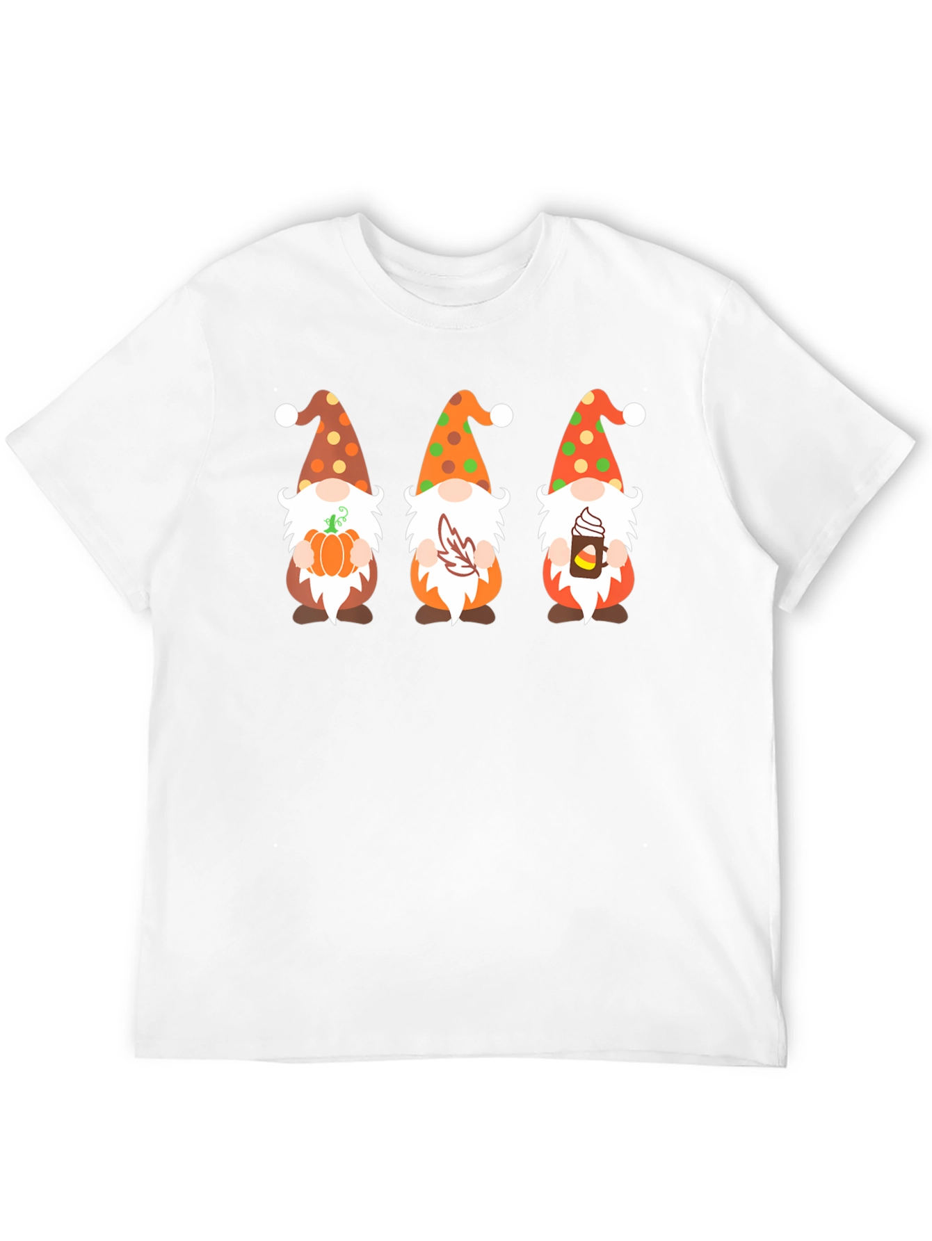 Fall Gnomes T-Shirt - Autumn Harvest Design