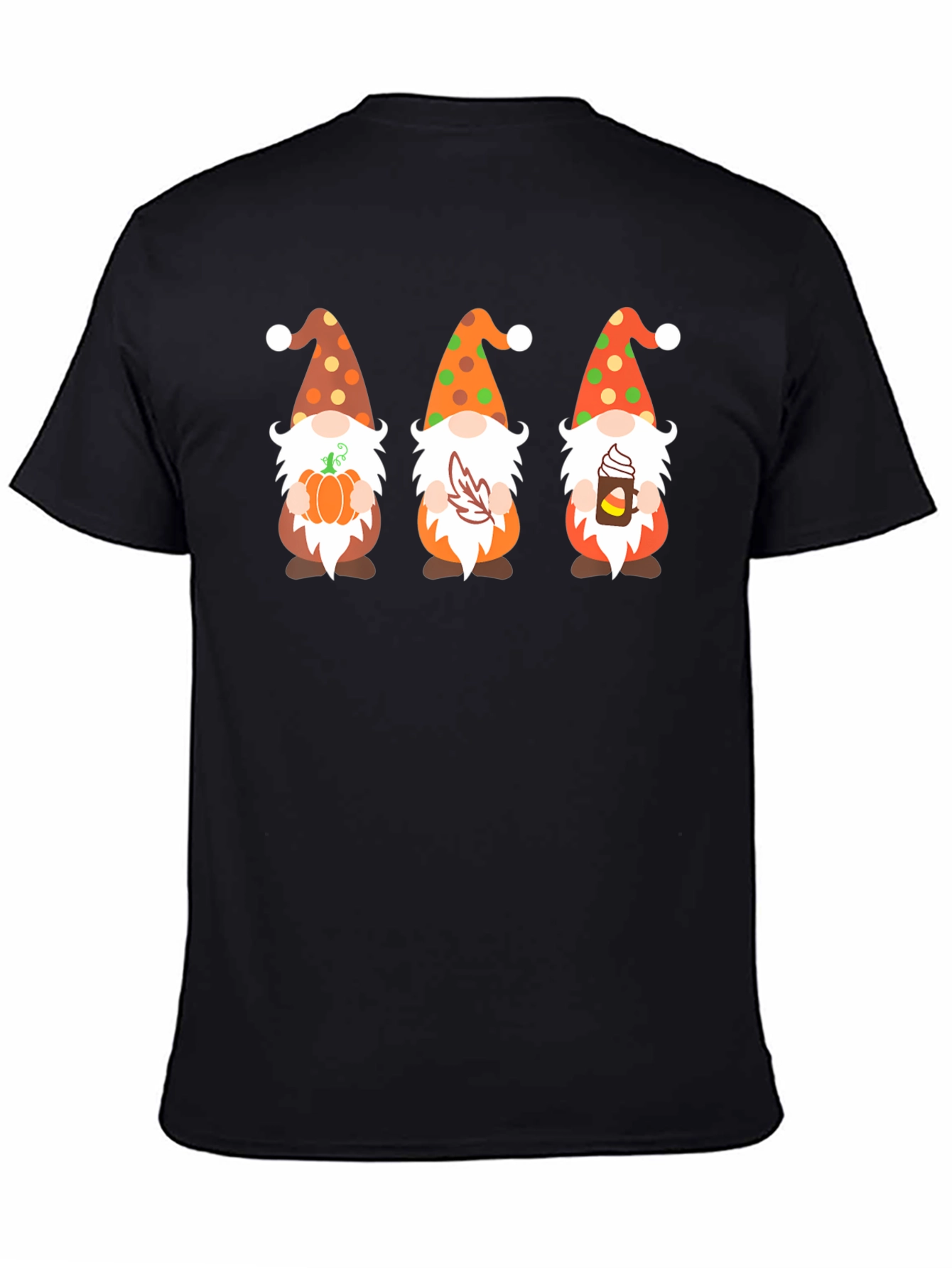 Fall Gnomes T-Shirt - Autumn Harvest Design