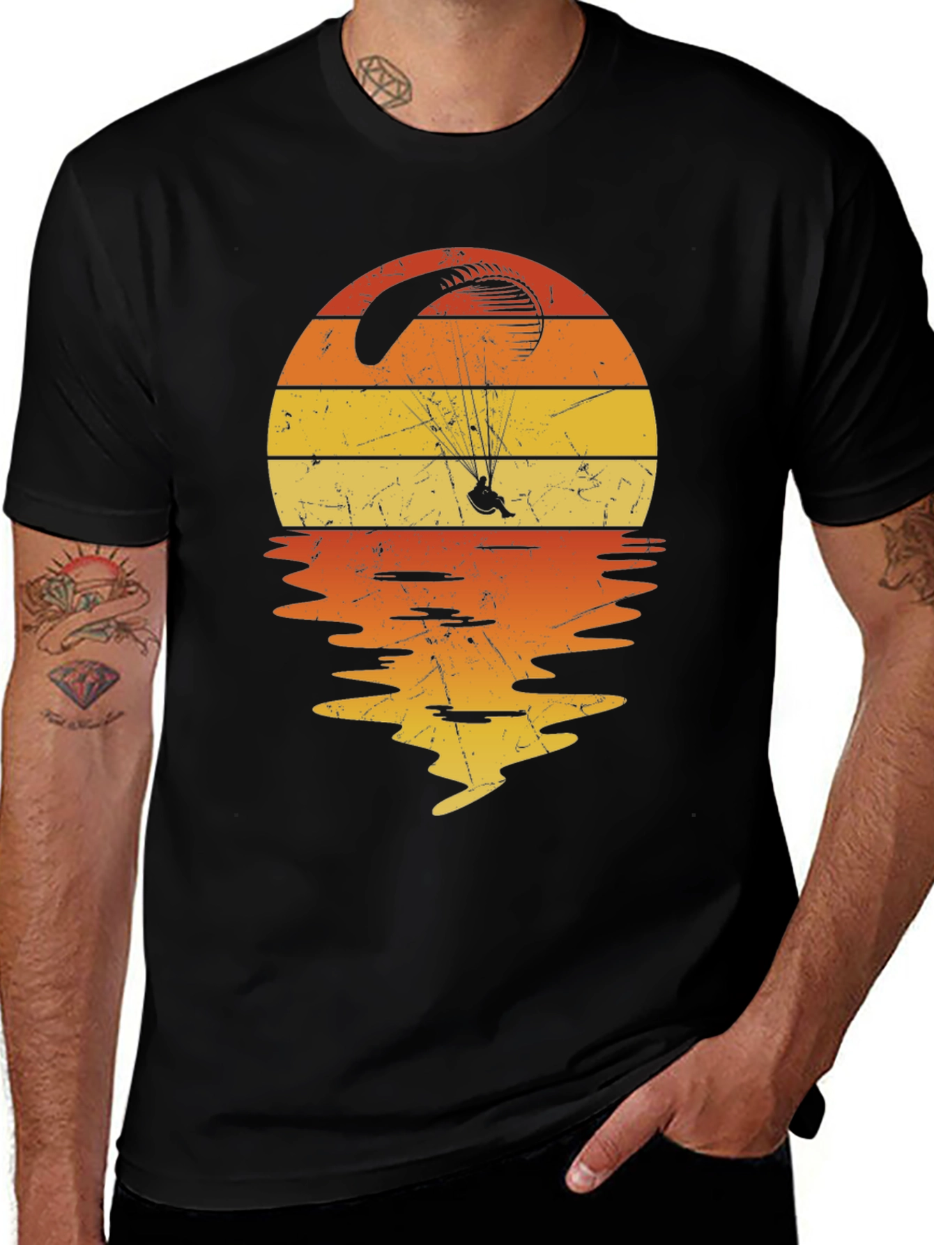 Sunset Paragliding T-Shirt - Adventure Ready!