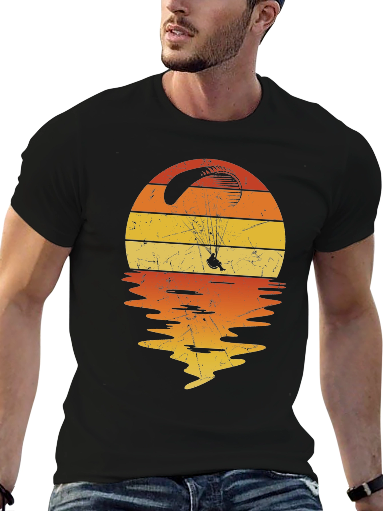Sunset Paragliding T-Shirt - Adventure Ready!