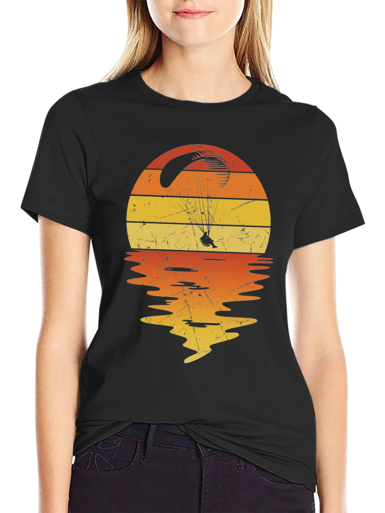 Sunset Paragliding T-Shirt - Adventure Ready!