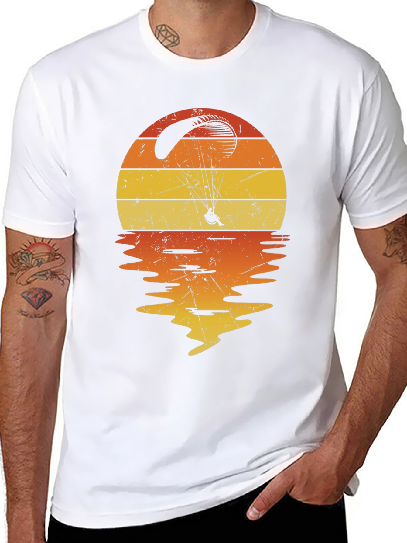 Sunset Paragliding T-Shirt - Adventure Ready!