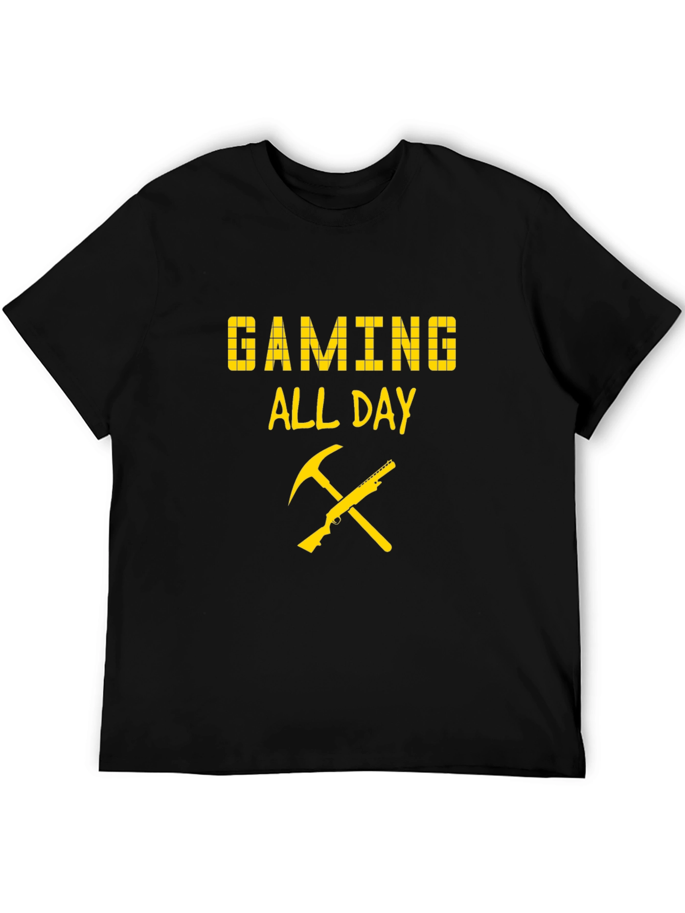 Gaming All Day T-Shirt - Pixel Design