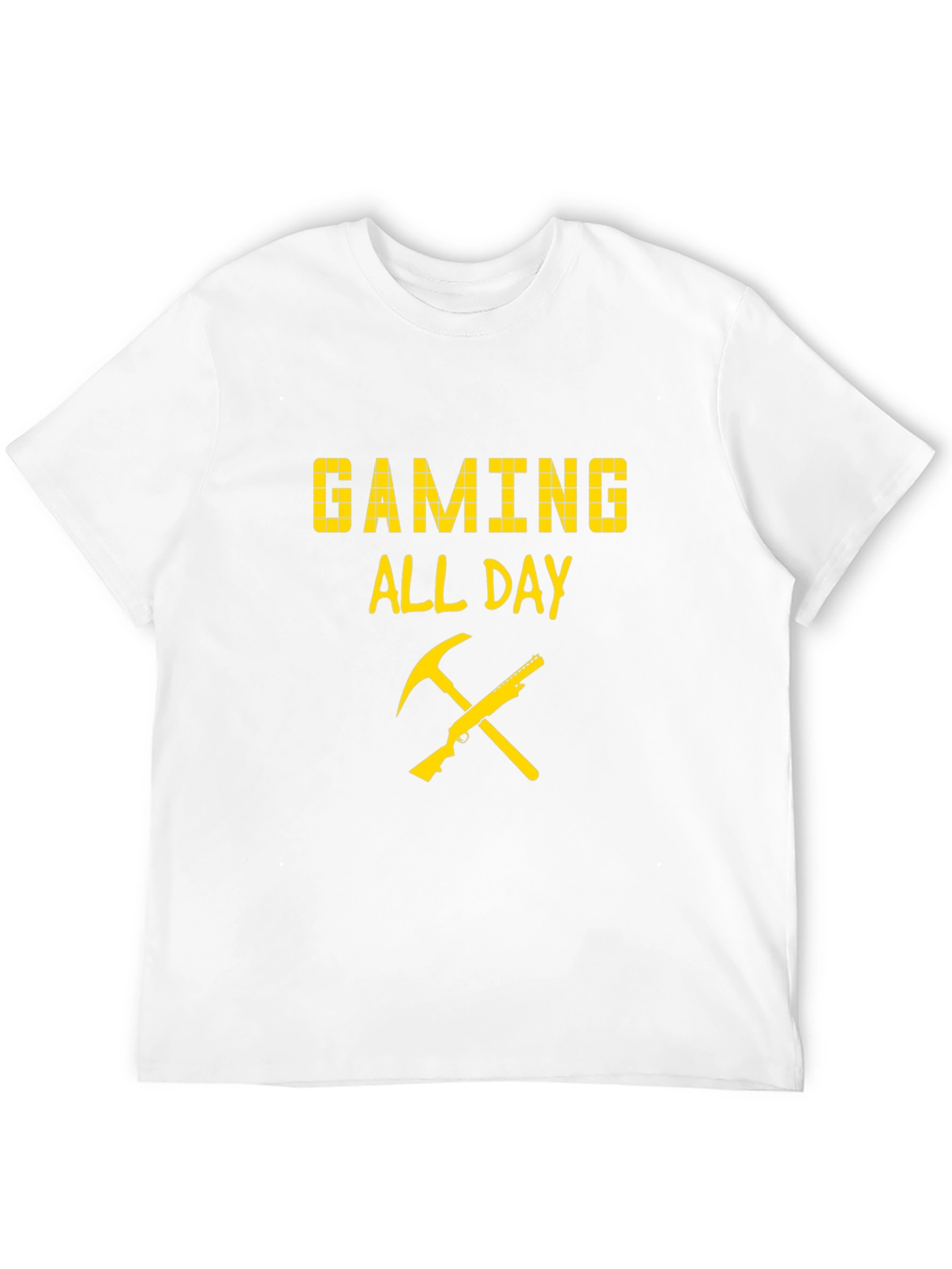 Gaming All Day T-Shirt - Pixel Design