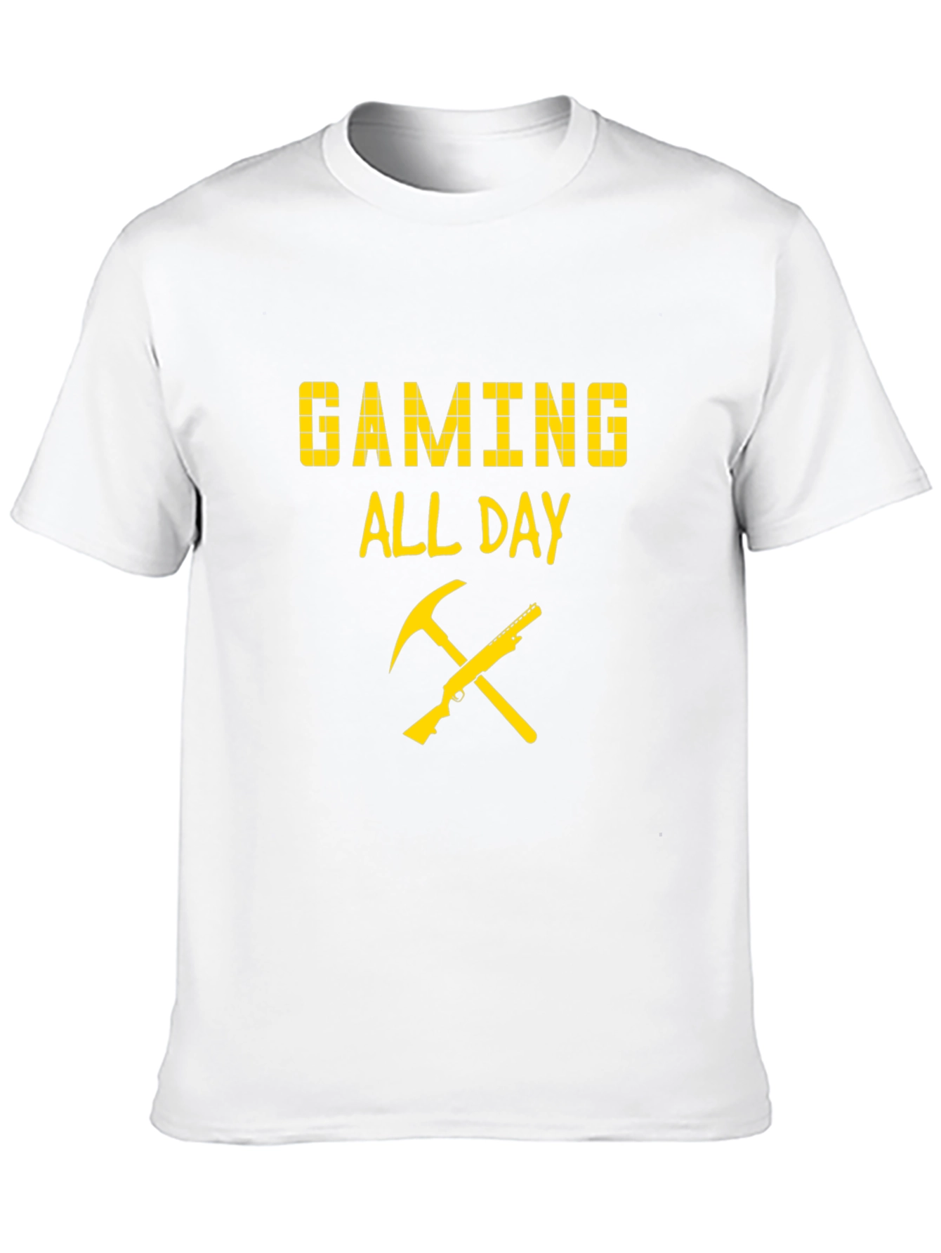 Gaming All Day T-Shirt - Pixel Design