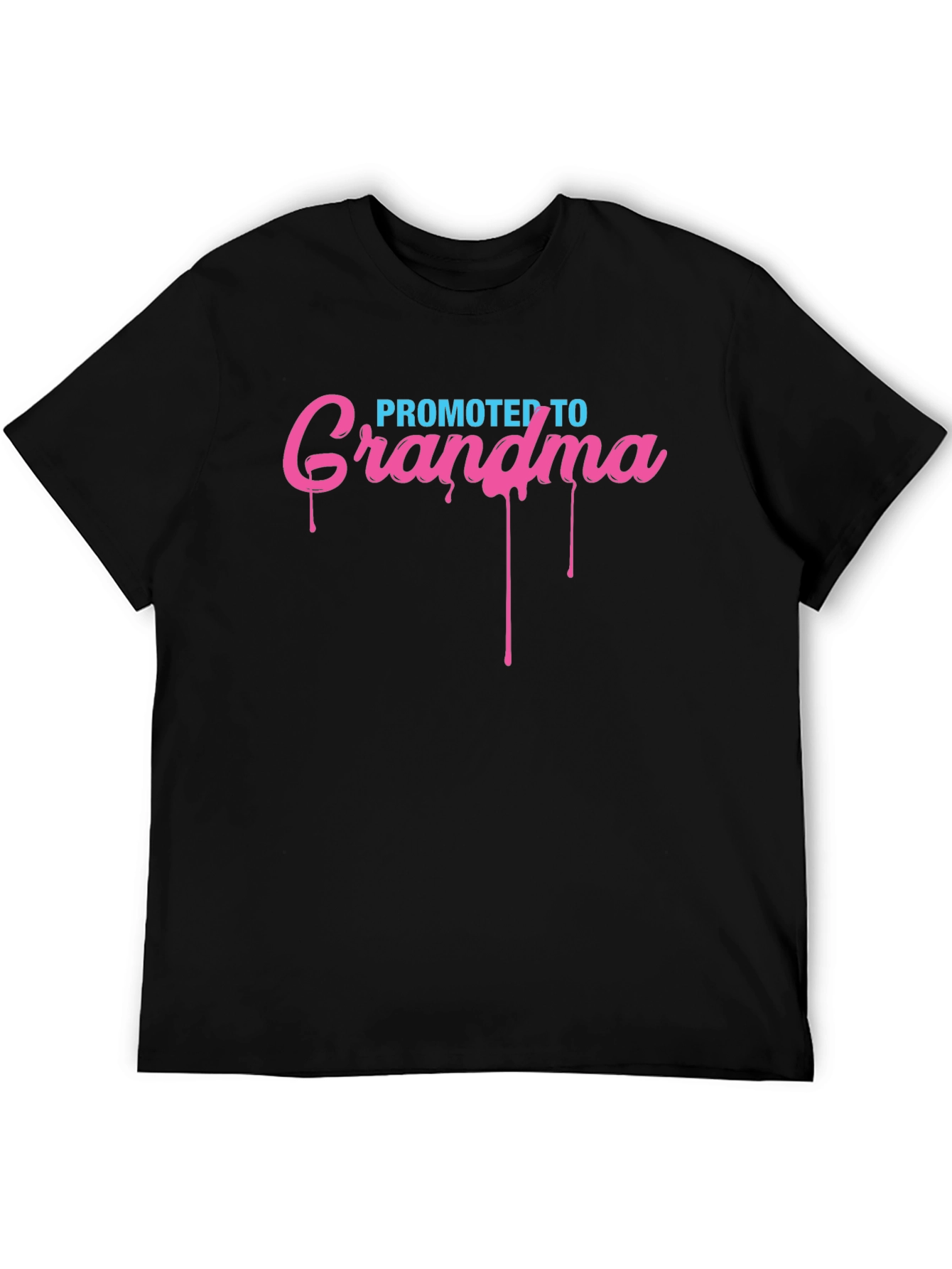 Promoted to Grandma Graphic T-Shirt - Novelty Gift Tee