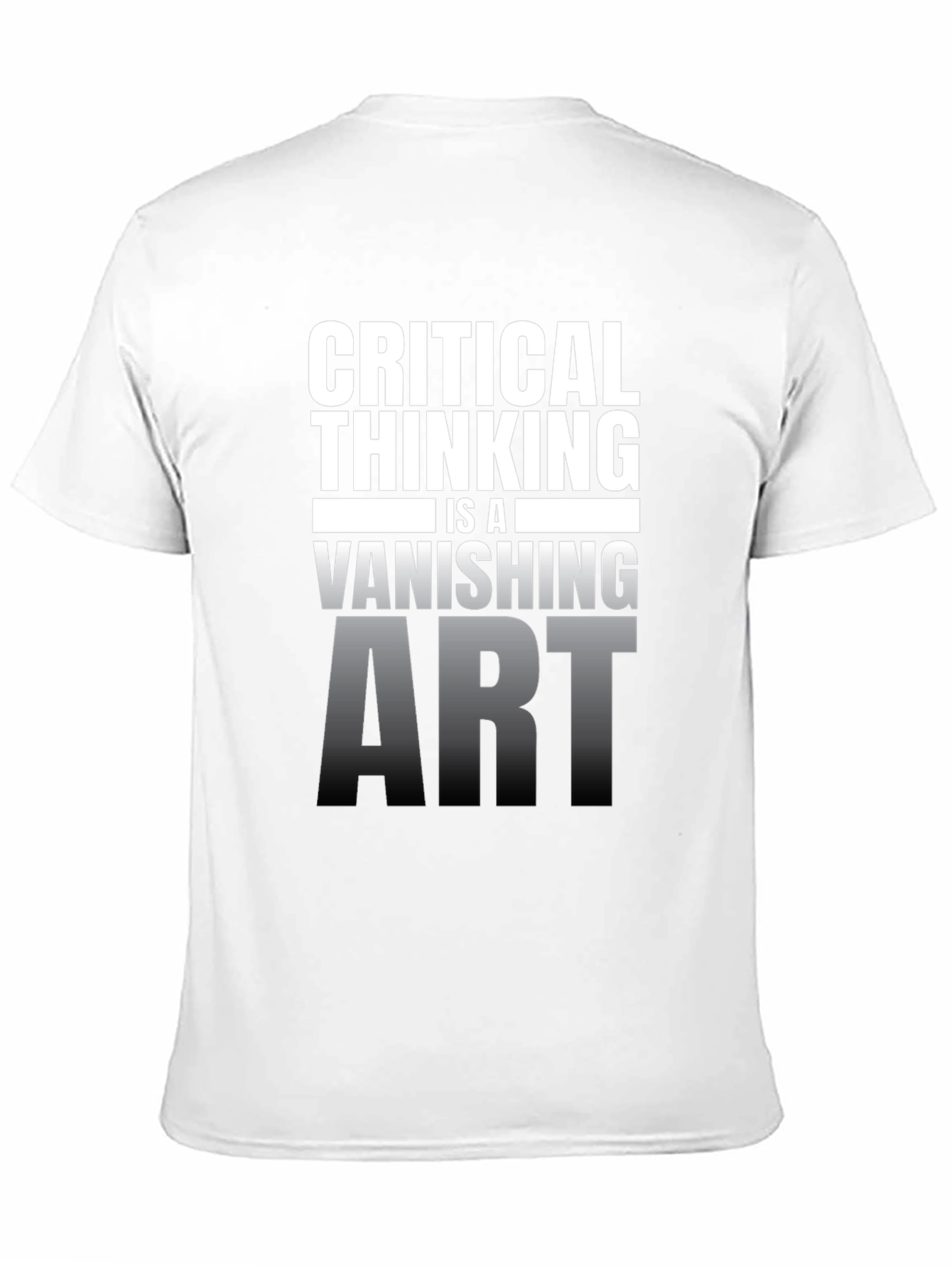 Critical Thinking Vanishing Art Graphic T-Shirt