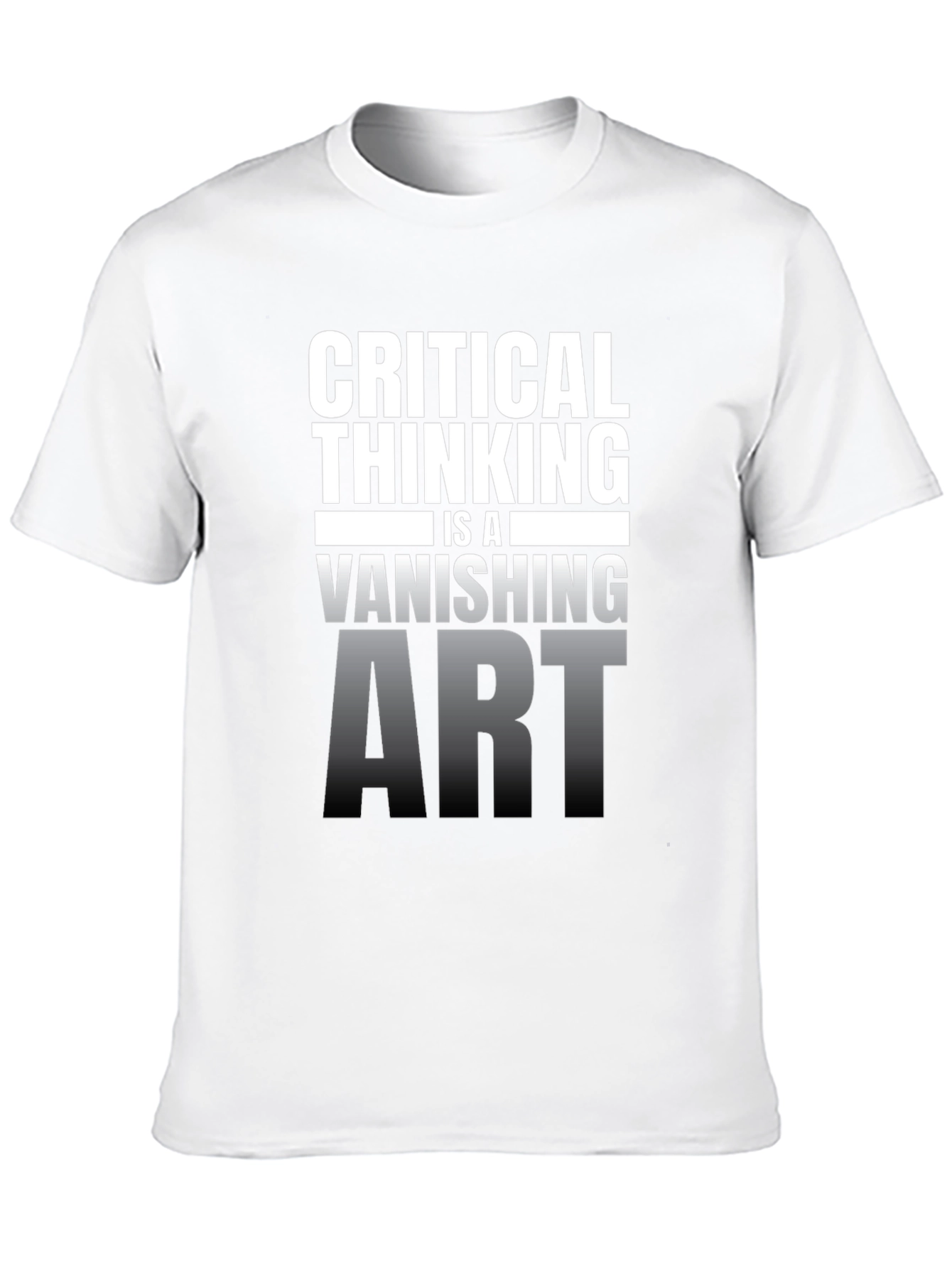 Critical Thinking Vanishing Art Graphic T-Shirt