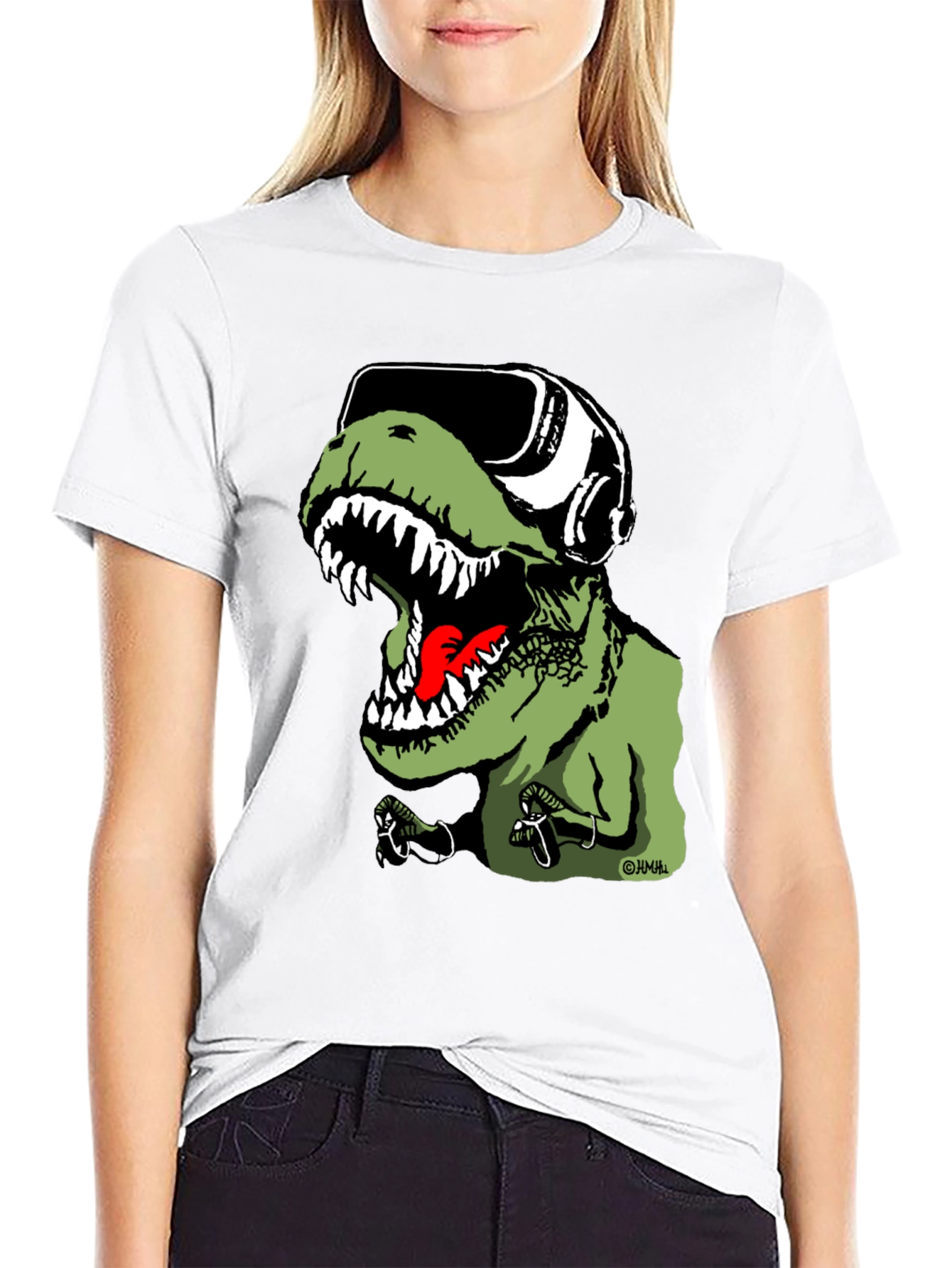 VR Dino T-Shirt - Gamer Rex