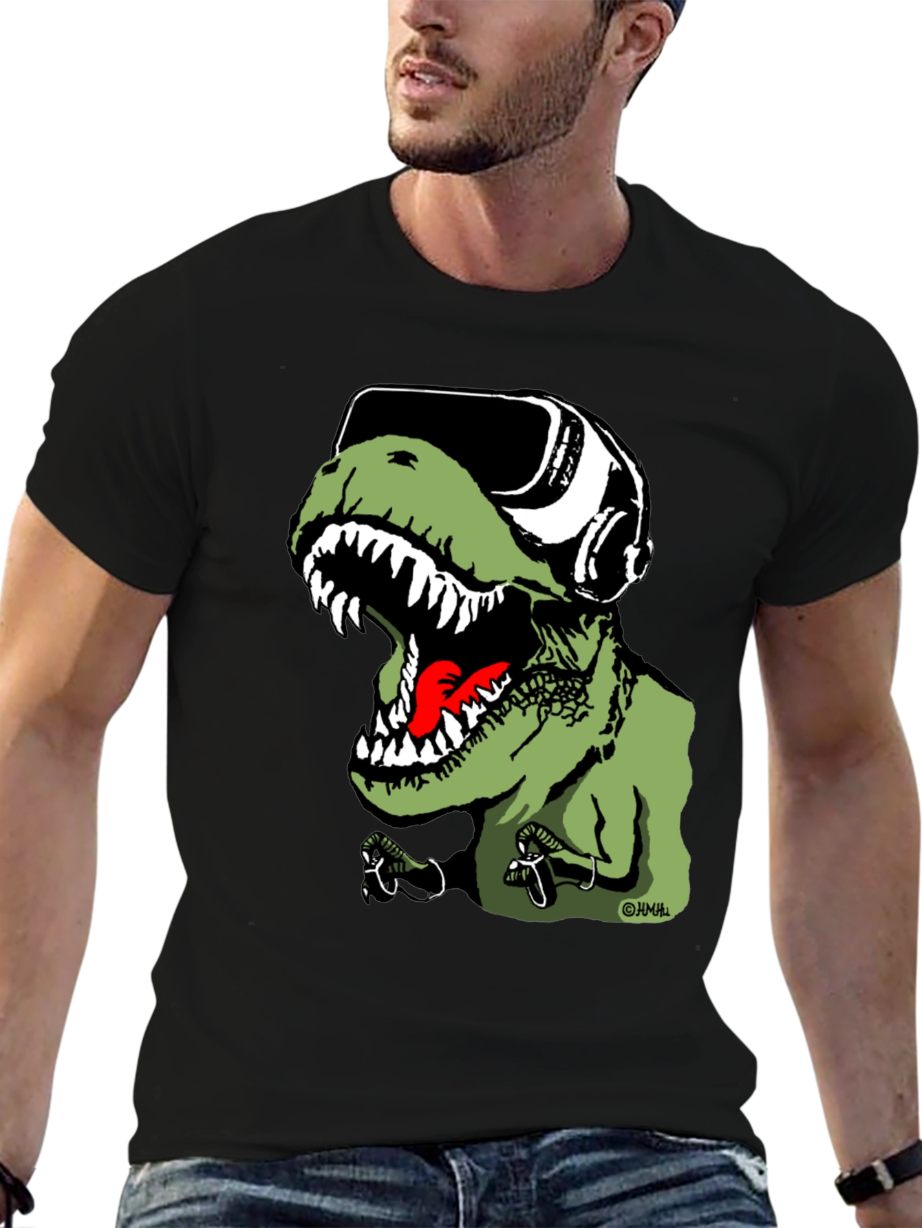 VR Dino T-Shirt - Gamer Rex
