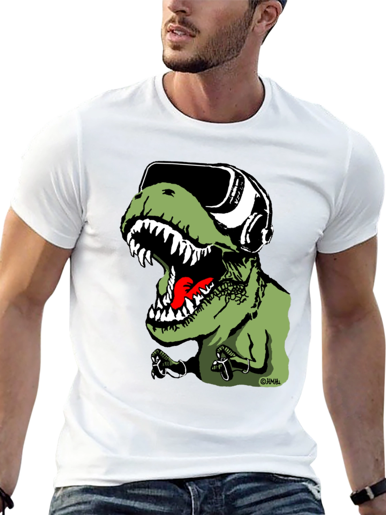 VR Dino T-Shirt - Gamer Rex