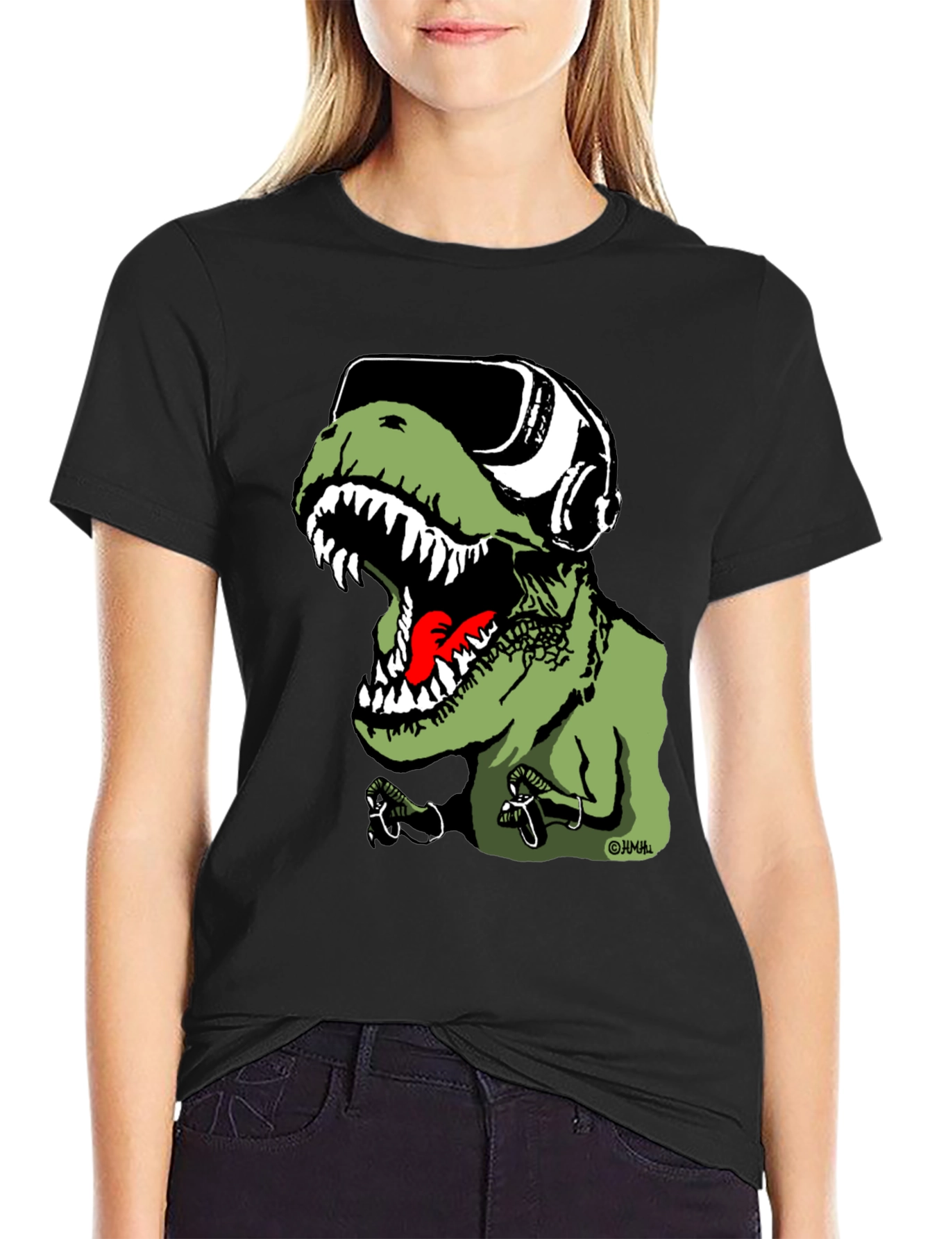 VR Dino T-Shirt - Gamer Rex