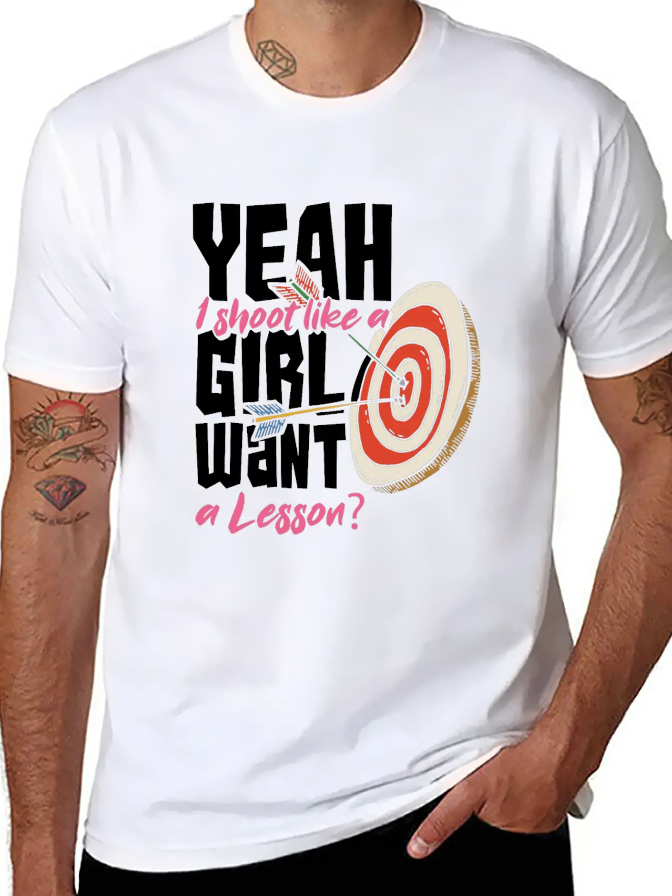 Archery Woman Gift Unisex Casual T-Shirt – Clean Design For Daily Comfort