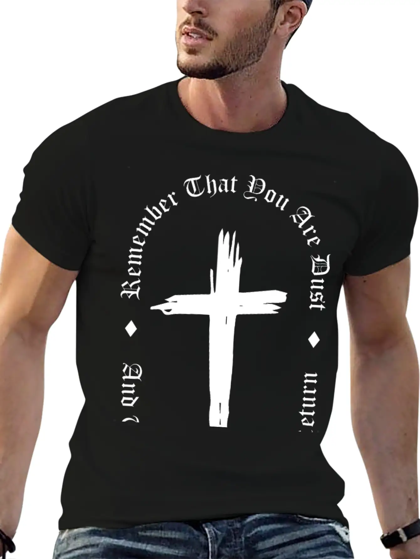 Ash Wednesday Remember That You Are Dust Cross Unisex Casual T-Shirt – Clean Design For Daily Comfort