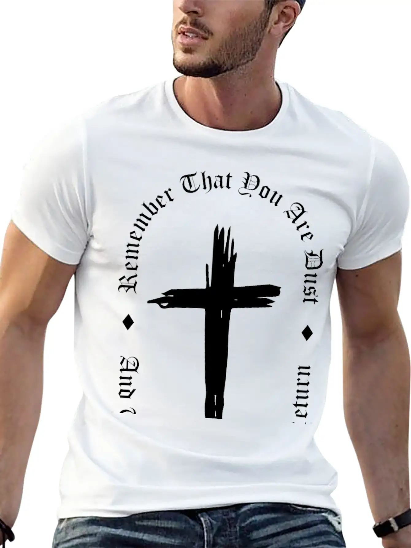 Ash Wednesday Remember That You Are Dust Cross Unisex Casual T-Shirt – Clean Design For Daily Comfort