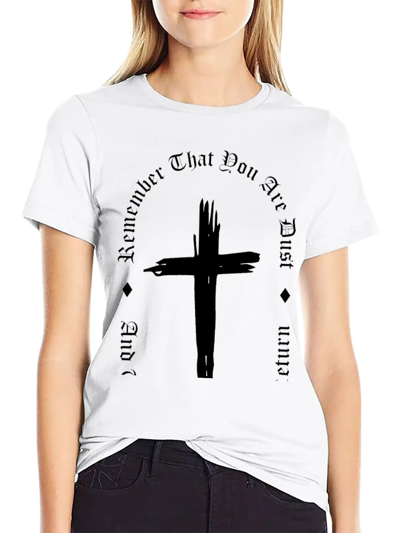 Ash Wednesday Remember That You Are Dust Cross Unisex Casual T-Shirt – Clean Design For Daily Comfort