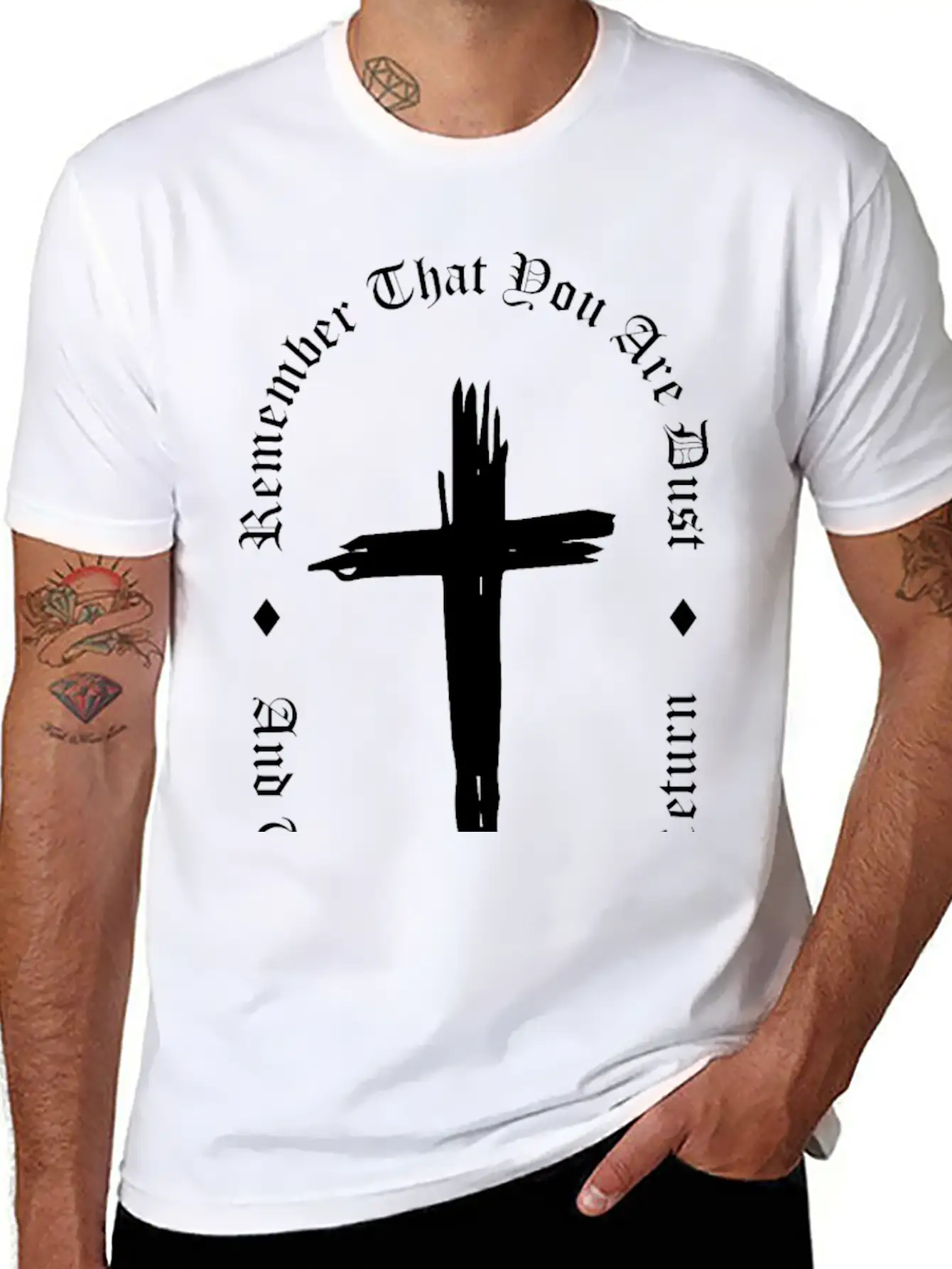 Ash Wednesday Remember That You Are Dust Cross Unisex Casual T-Shirt – Clean Design For Daily Comfort