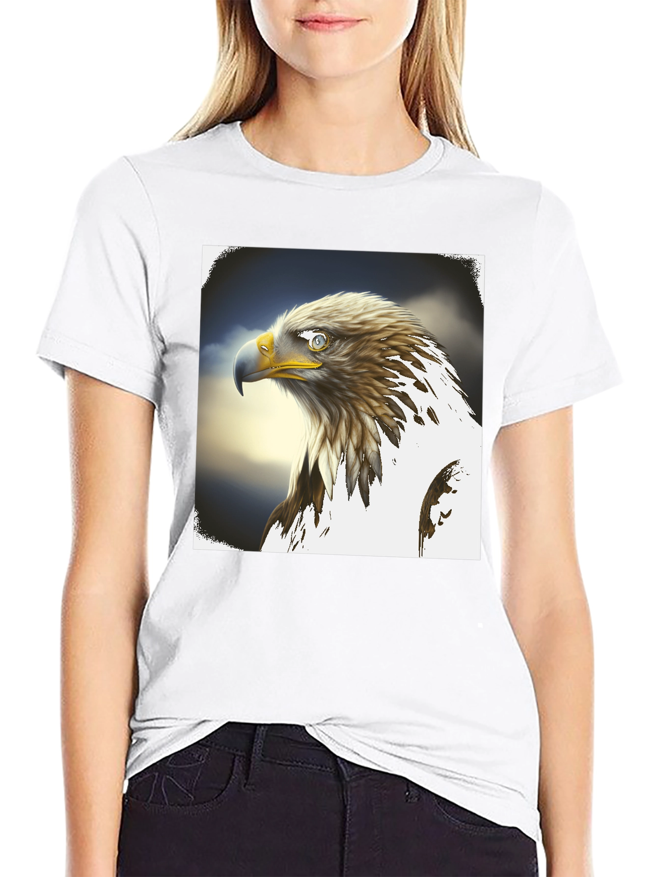 Eagle Graphic Tee - Mens Black T-Shirt