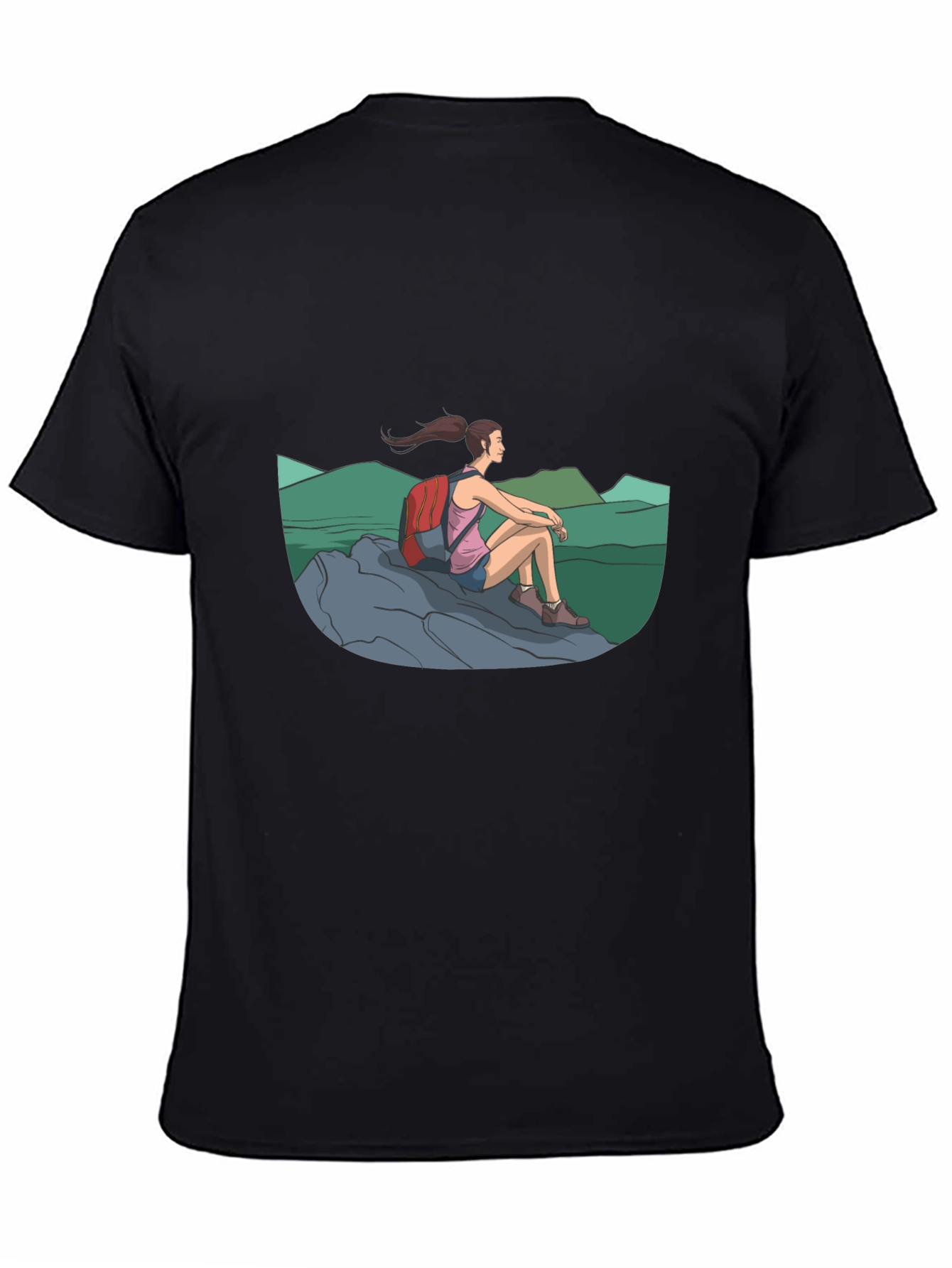 Hiker Graphic Tee - Adventure Awaits!