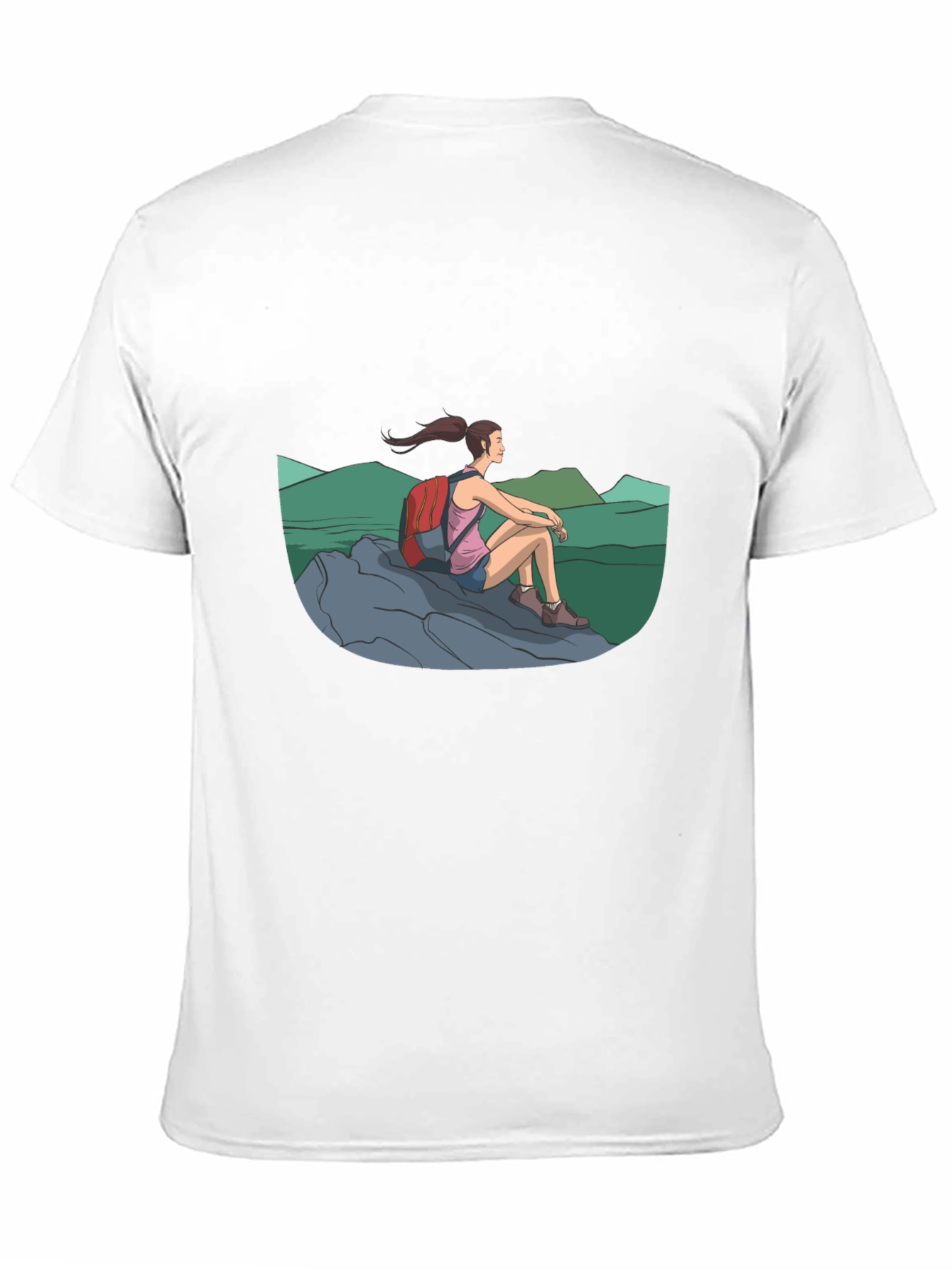 Hiker Graphic Tee - Adventure Awaits!
