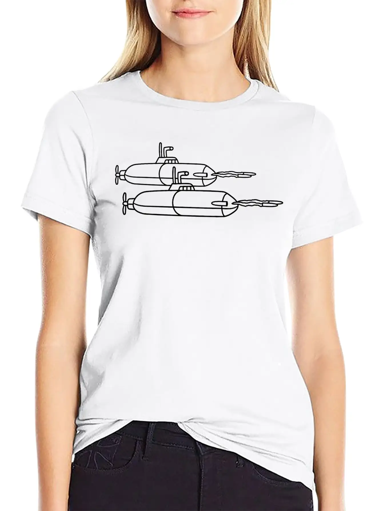 Attack Torpedo Shoot Shooting Marine Submarine Swi Unisex Casual T-Shirt – Clean Design For Daily Comfort