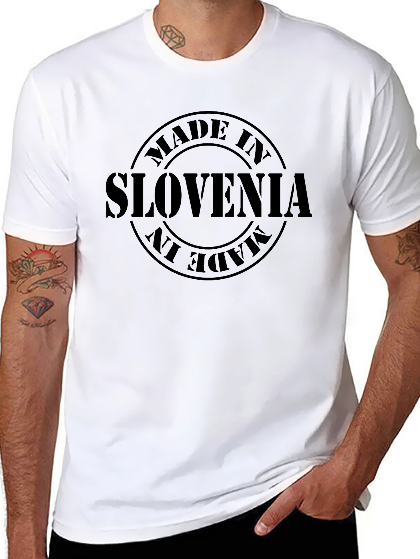 Made in Slovenia Black T-Shirt