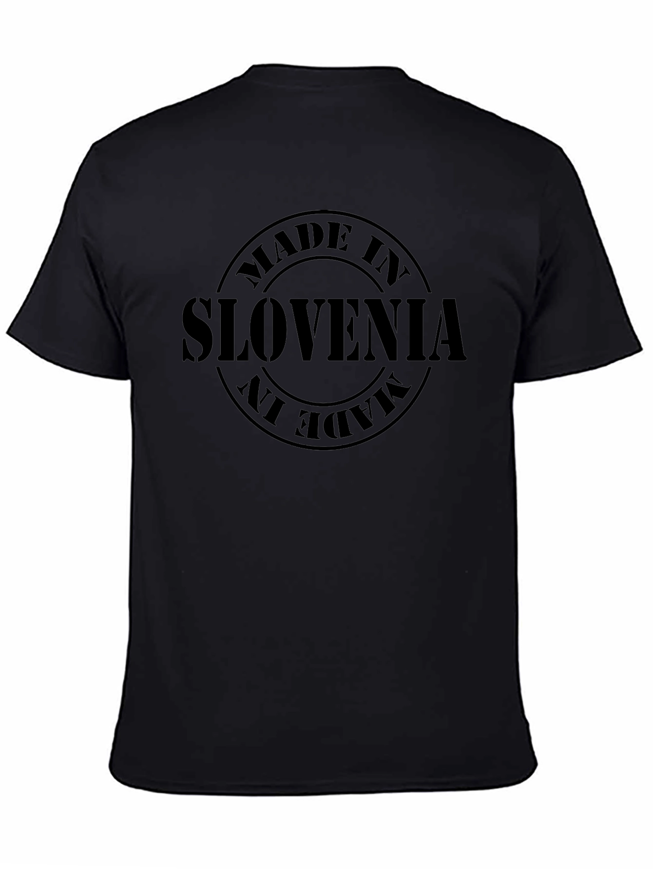 Made in Slovenia Black T-Shirt