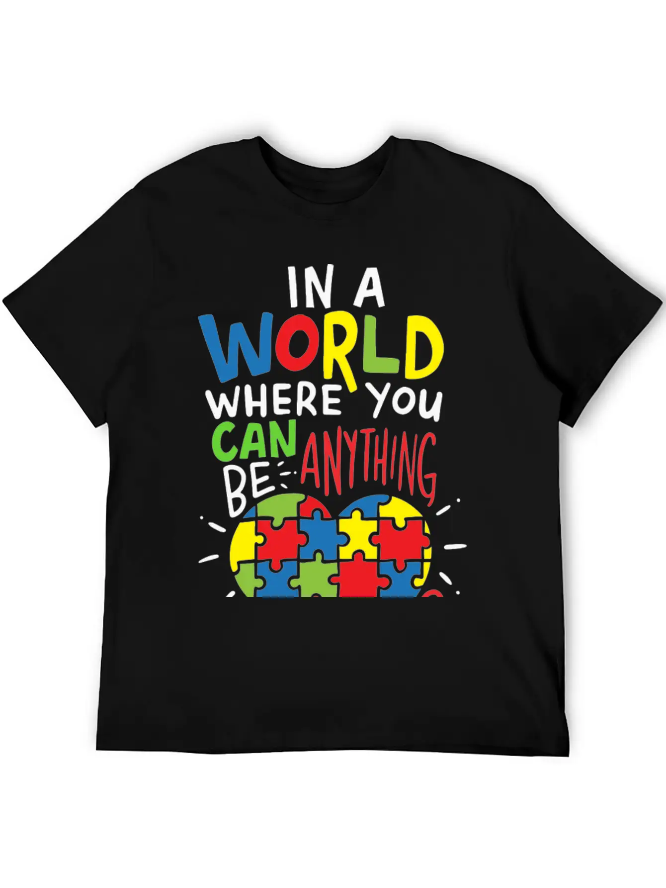 Autism Be Kind Kindness Unisex Casual T-Shirt – Clean Design For Daily Comfort