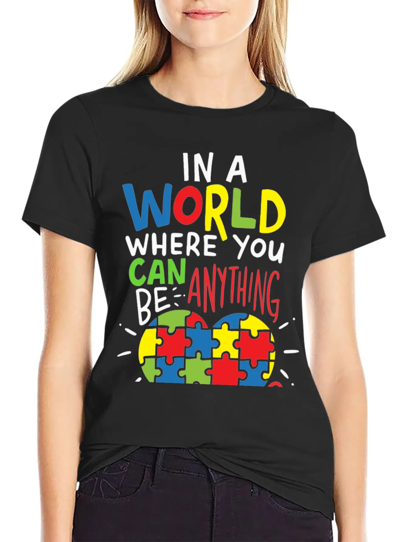 Autism Be Kind Kindness Unisex Casual T-Shirt – Clean Design For Daily Comfort
