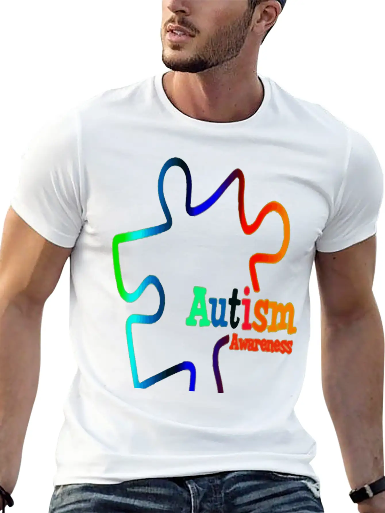 Autism49 Awareness Unisex Casual T-Shirt – Clean Design For Daily Comfort