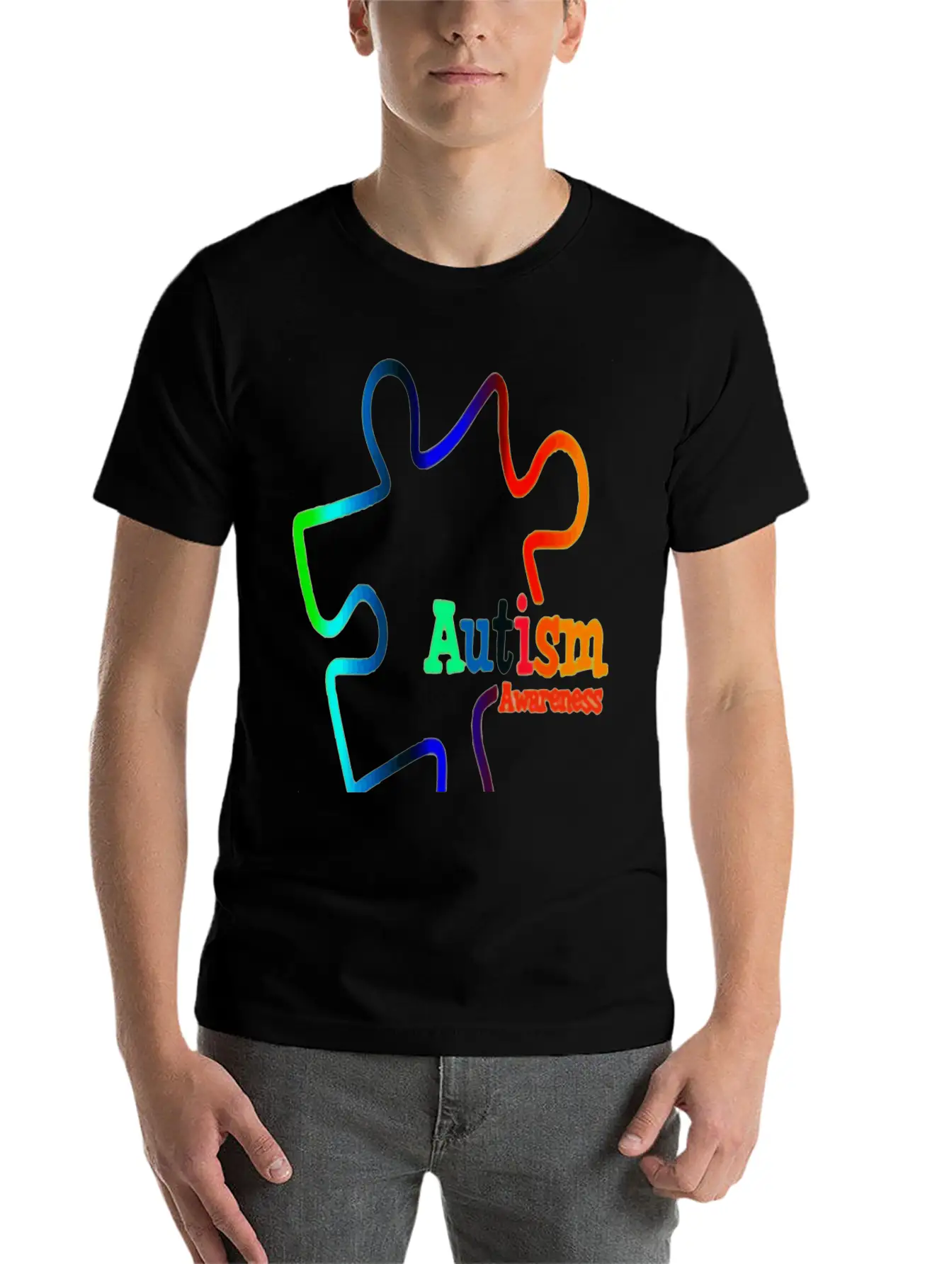 Autism49 Awareness Unisex Casual T-Shirt – Clean Design For Daily Comfort