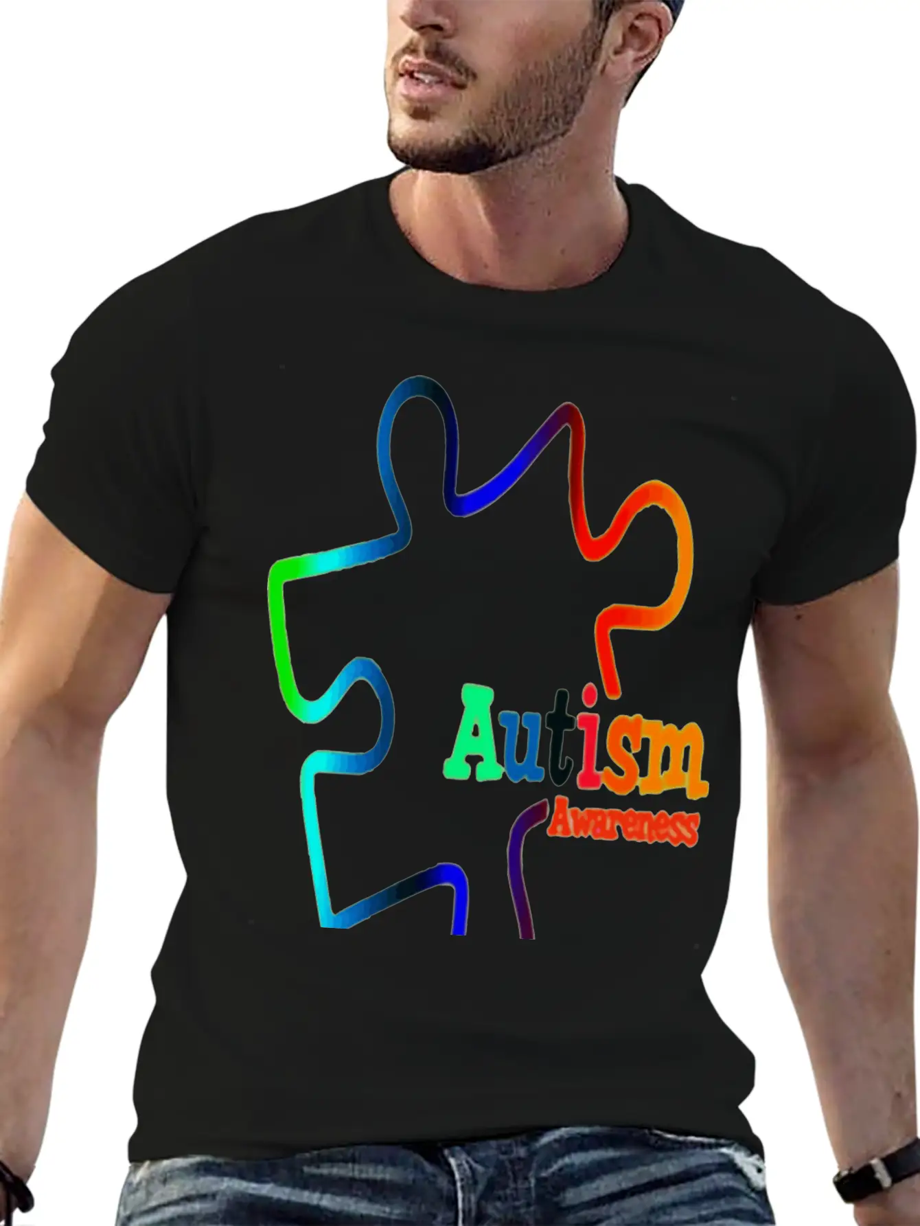 Autism49 Awareness Unisex Casual T-Shirt – Clean Design For Daily Comfort