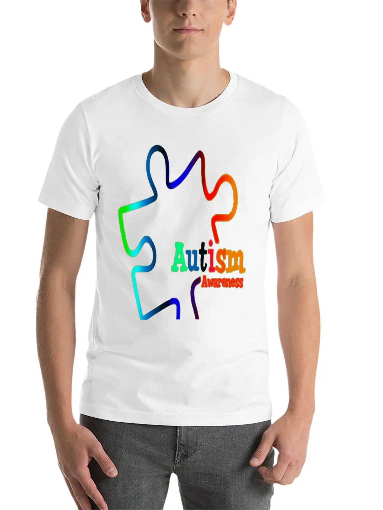 Autism49 Awareness Unisex Casual T-Shirt – Clean Design For Daily Comfort