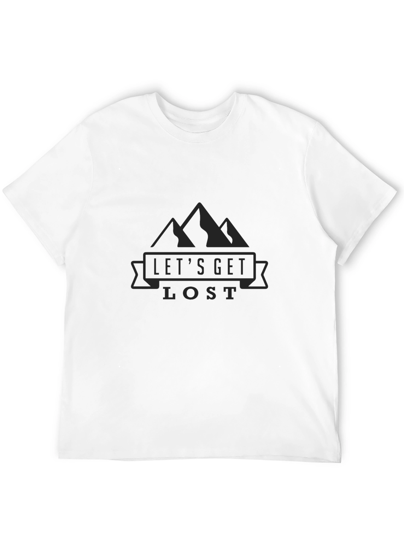 Lets Get Lost Mountain Tee - Adventure Awaits