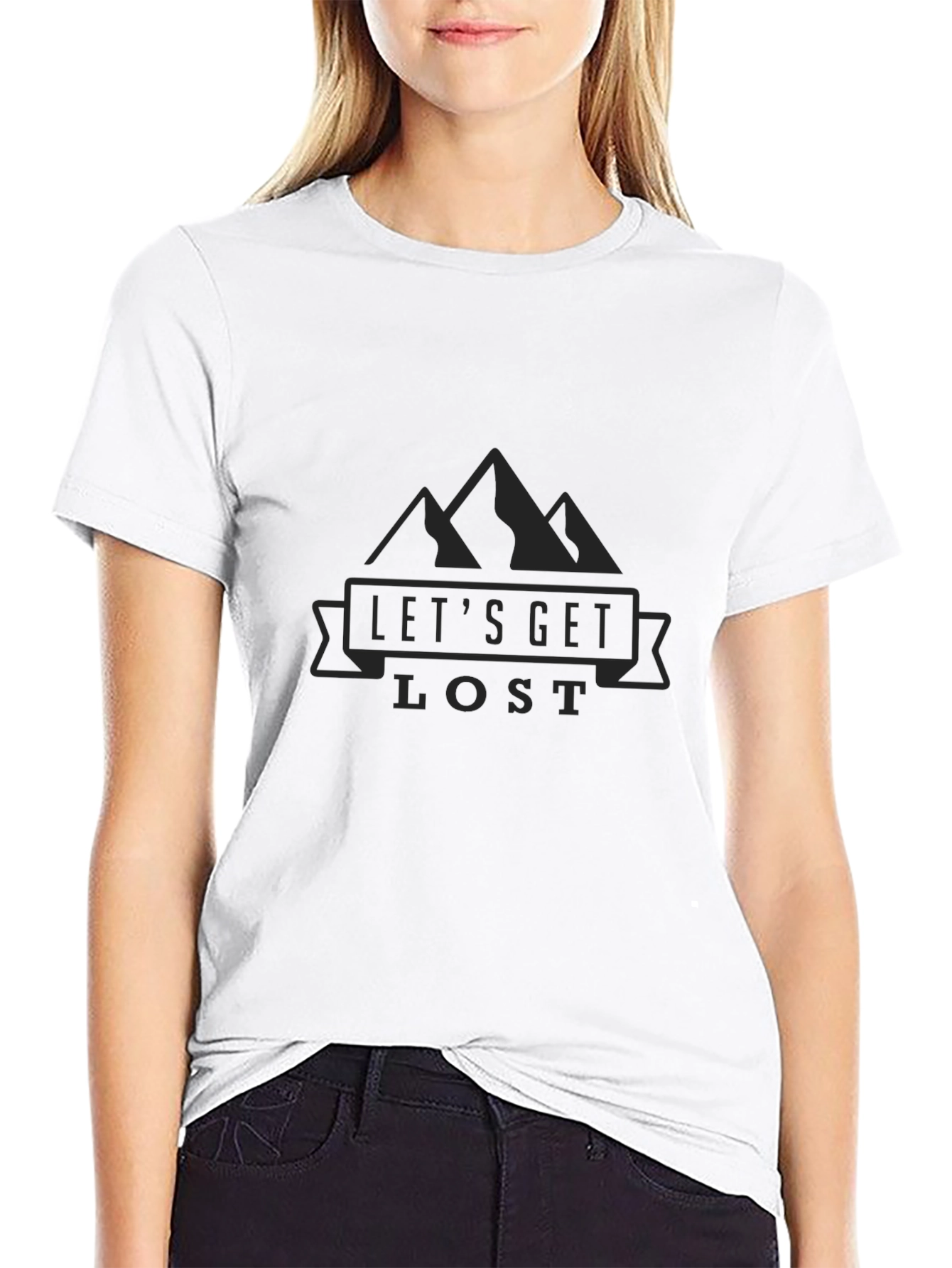 Lets Get Lost Mountain Tee - Adventure Awaits