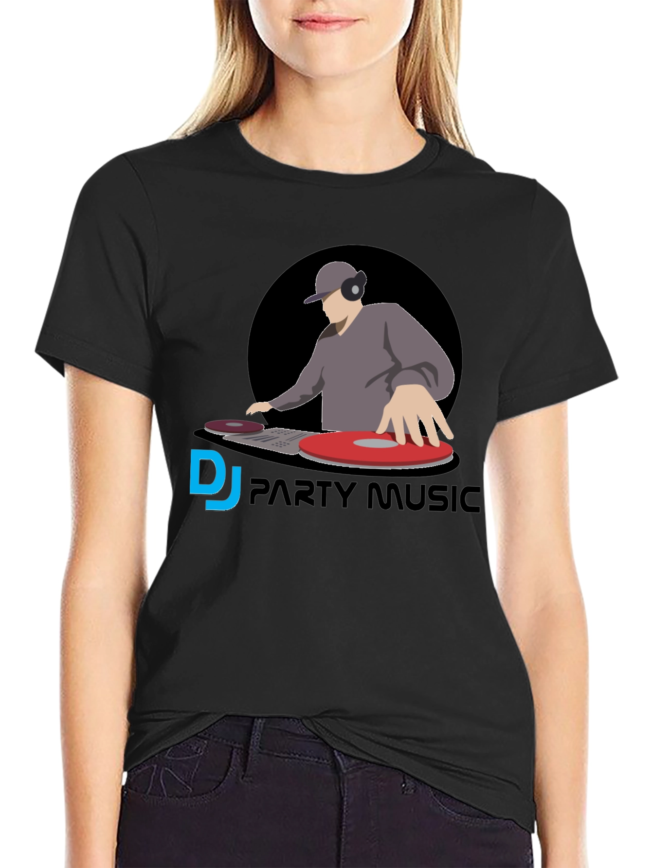 DJ Party Music Graphic Tee