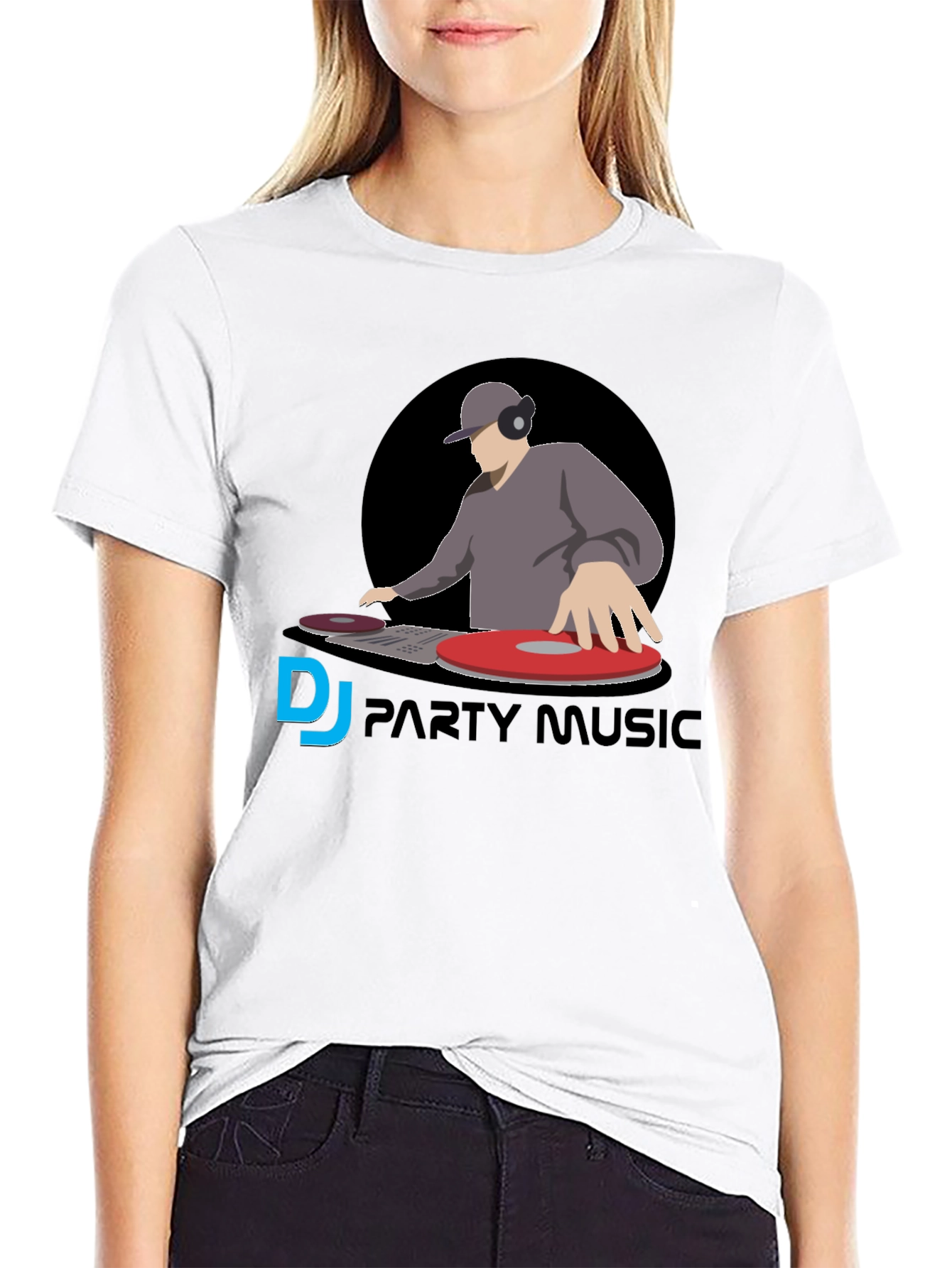 DJ Party Music Graphic Tee