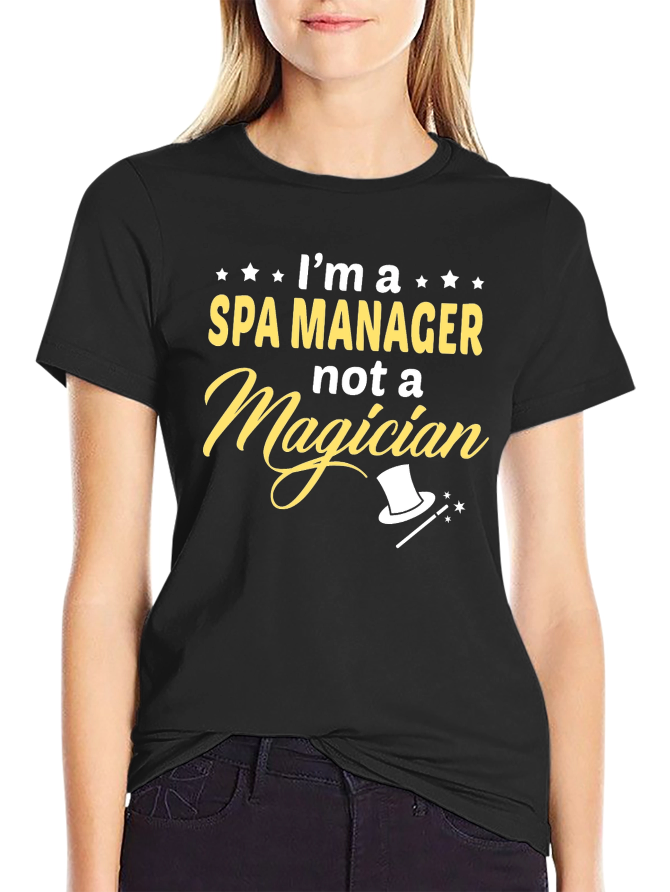Spa Manager T-Shirt - Funny Magician Graphic Tee