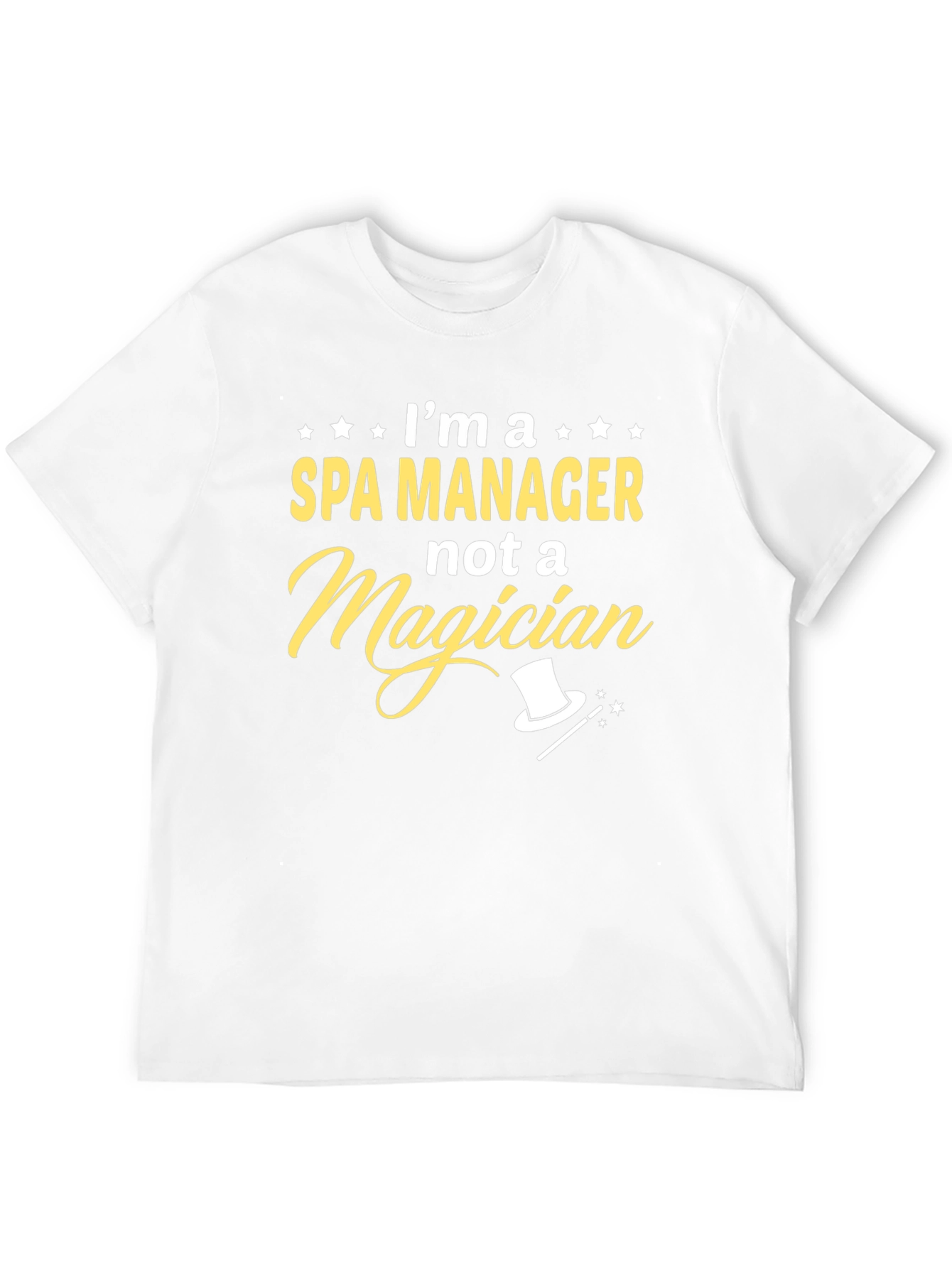 Spa Manager T-Shirt - Funny Magician Graphic Tee