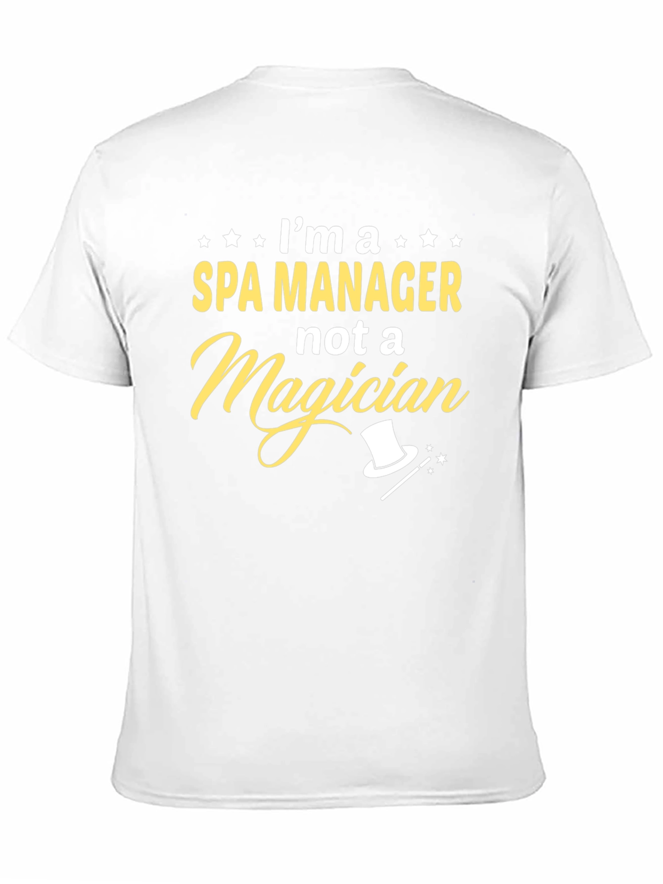 Spa Manager T-Shirt - Funny Magician Graphic Tee