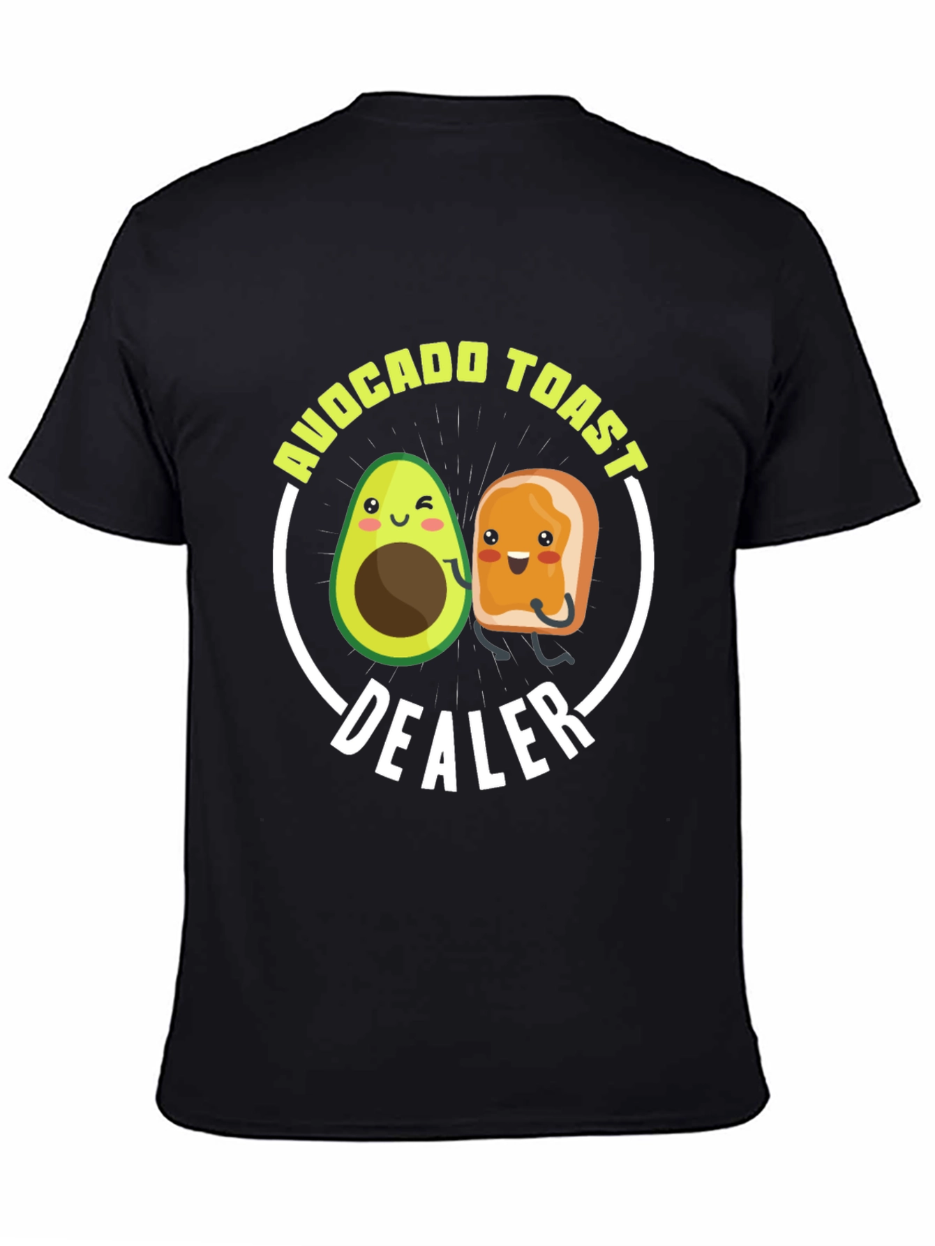 Avocado Toast Dealer Funny Graphic T-Shirt