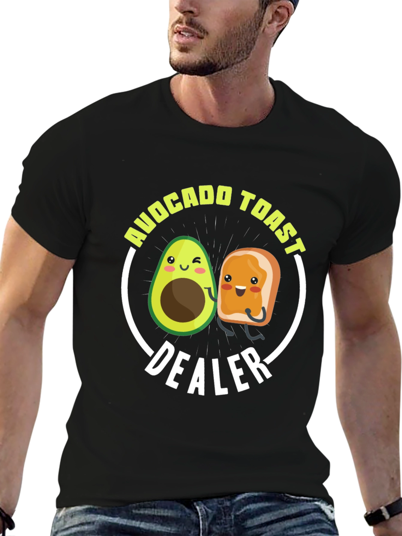 Avocado Toast Dealer Funny Graphic T-Shirt